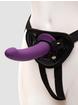 Desire Luxury Rechargeable Remote Control Vibrating Strap-On Kit, Purple, hi-res