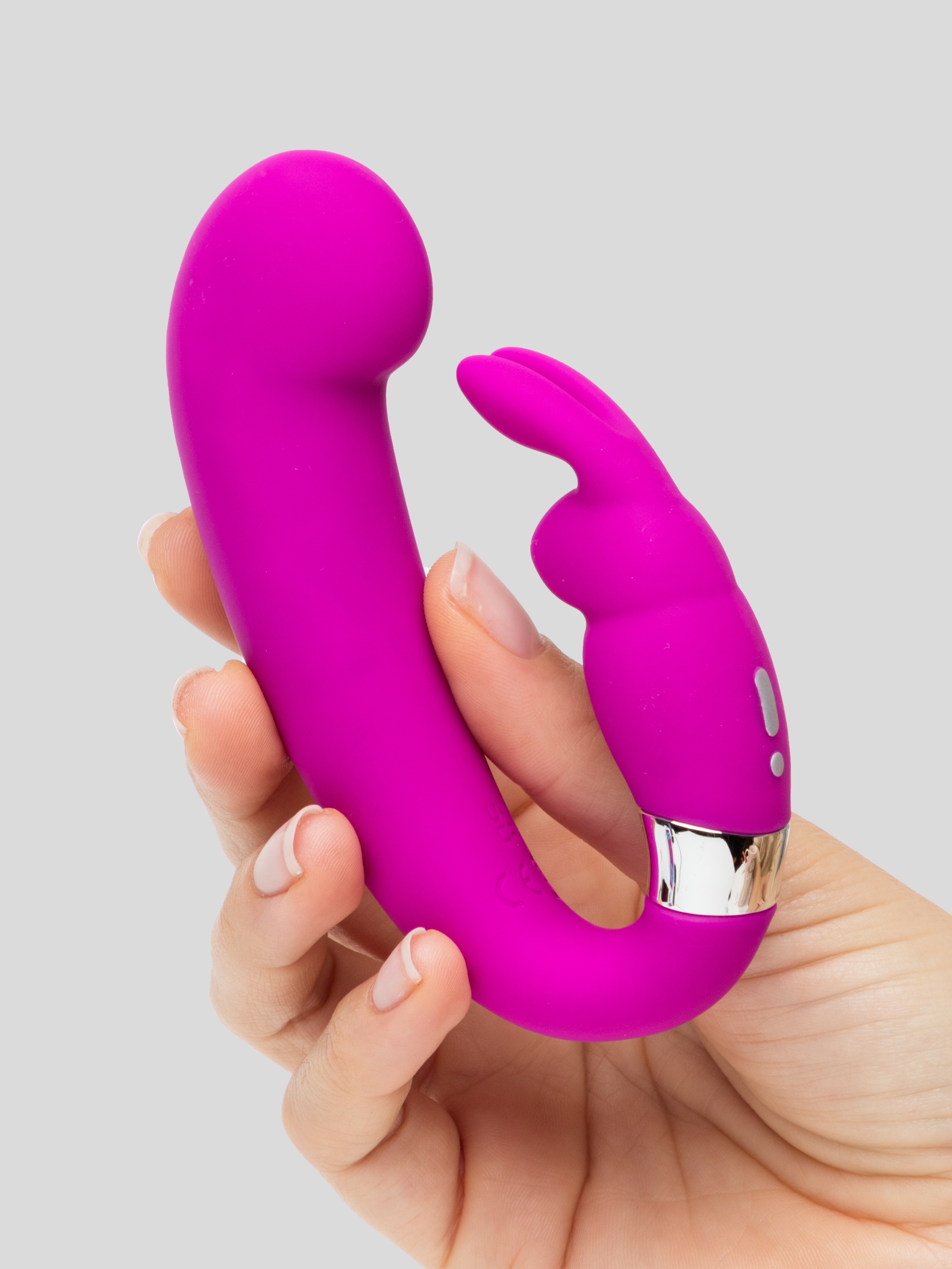 Happy Rabbit G-Spot Clitoral Curve Vibrator, Purple, hi-res