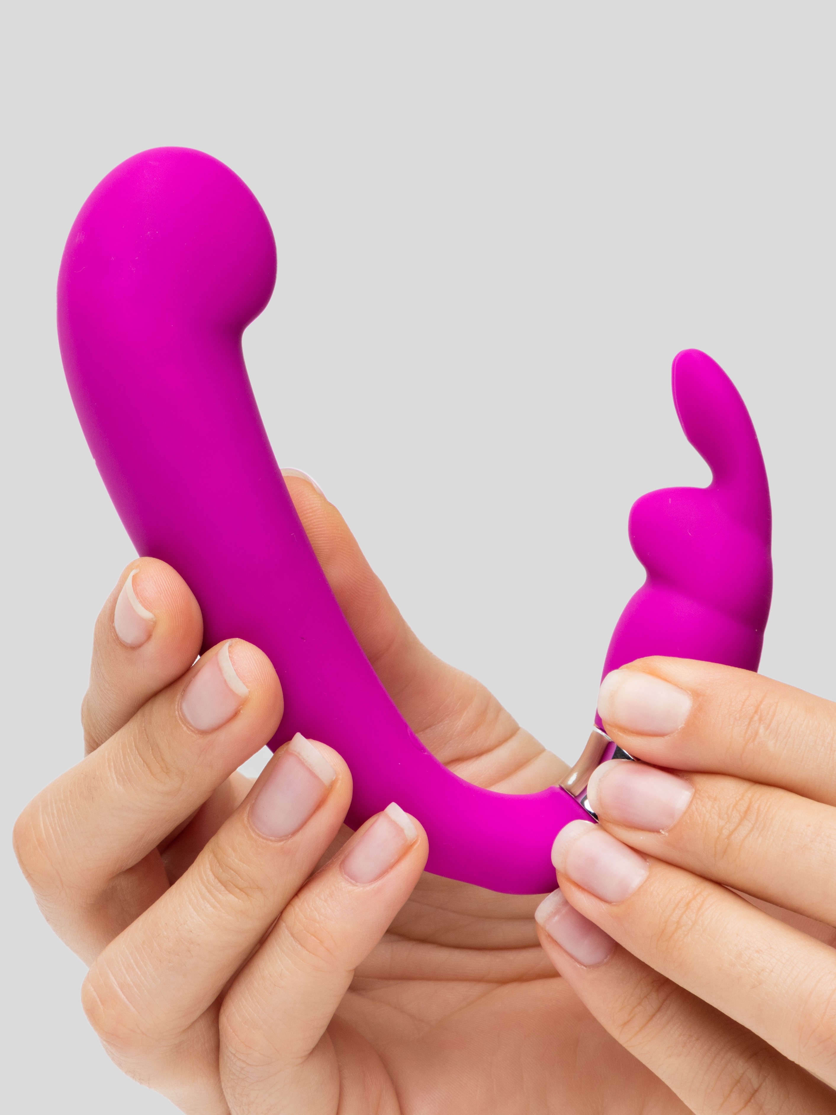 Happy Rabbit G-Spot Clitoral Curve Vibrator, Purple, hi-res