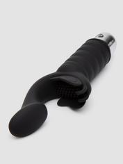 Lovehoney G-Kiss Rechargeable 10 Function Silicone Vibrator, Black, hi-res