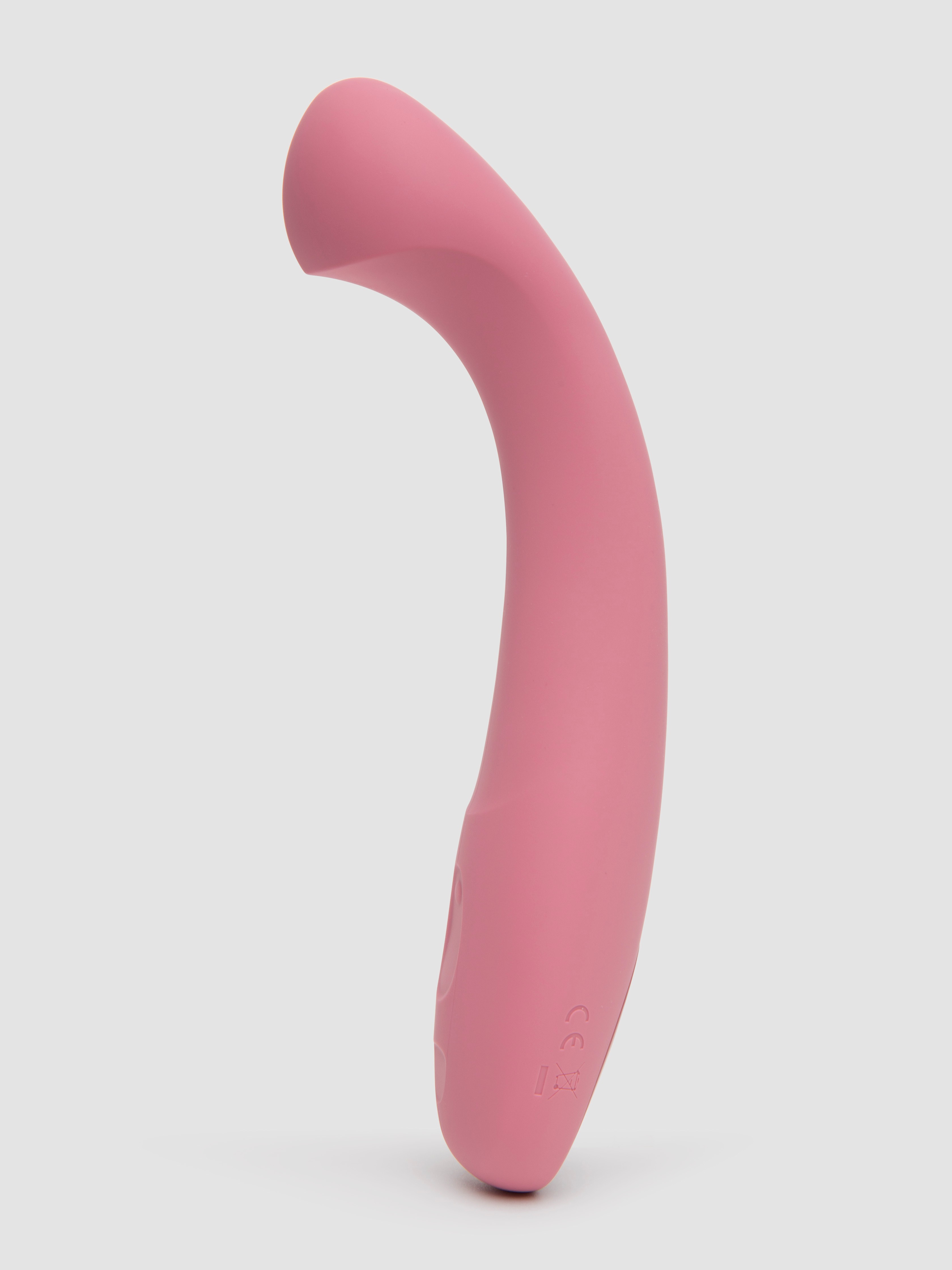 Dame Arc Rechargeable Silicone G-Spot Vibrator, Pink, hi-res
