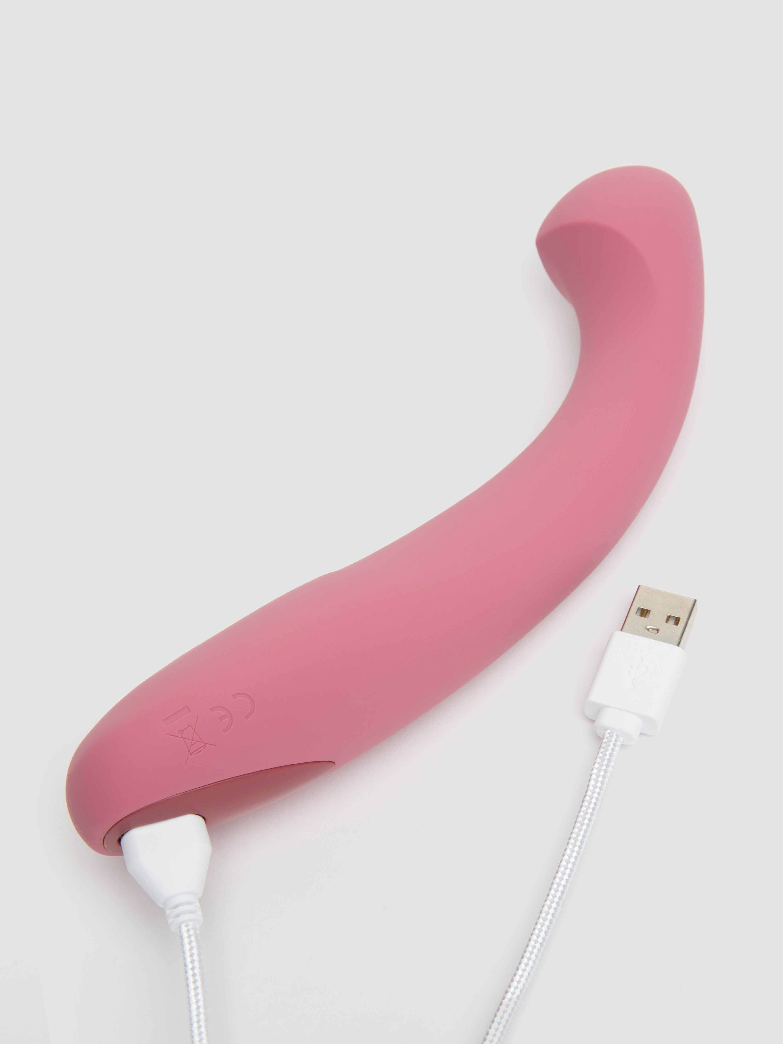 Dame Arc Rechargeable Silicone G-Spot Vibrator, Pink, hi-res