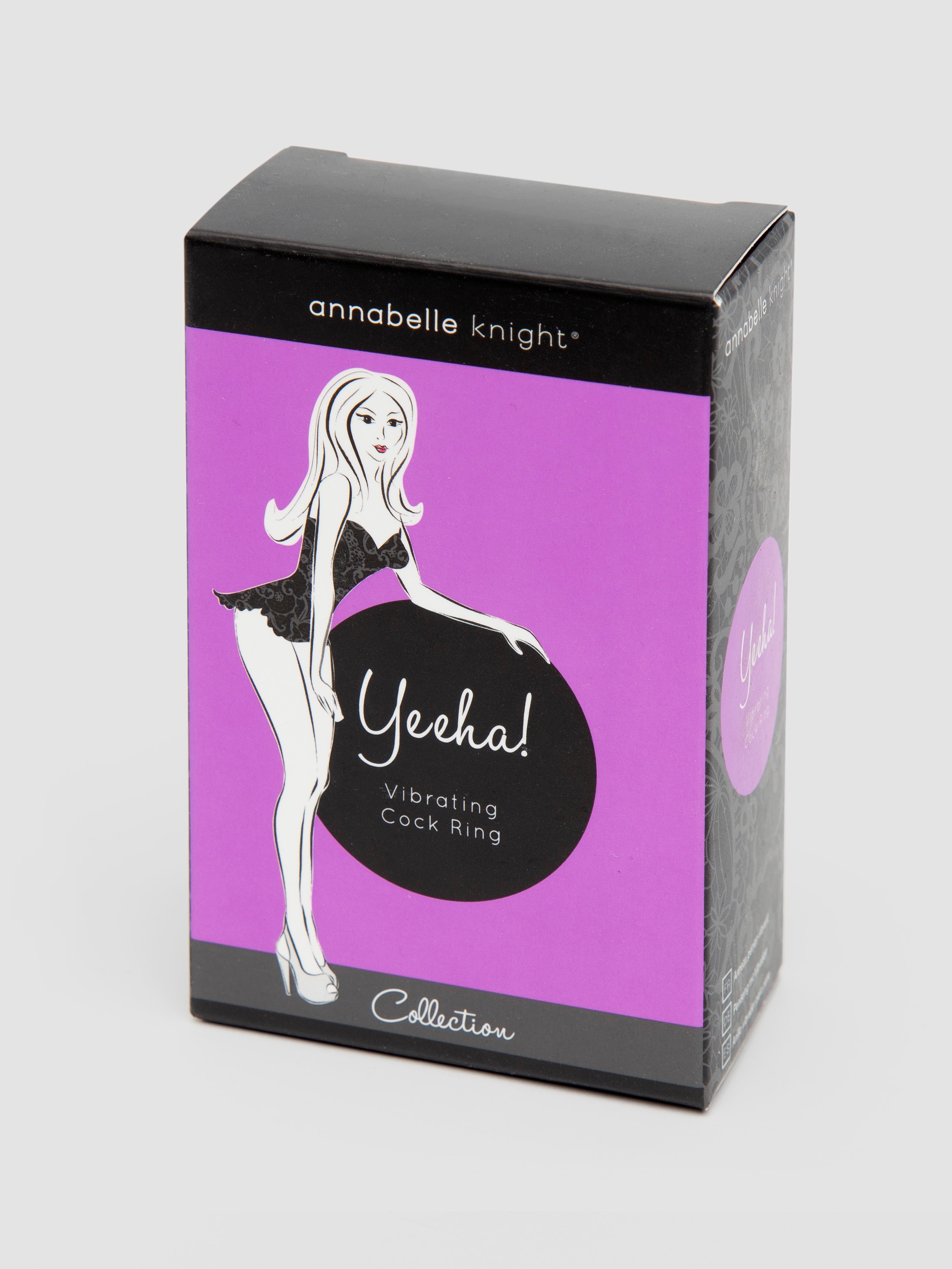 Annabelle Knight Yeeha! 7 Function Vibrating Cock Ring 	, Purple, hi-res