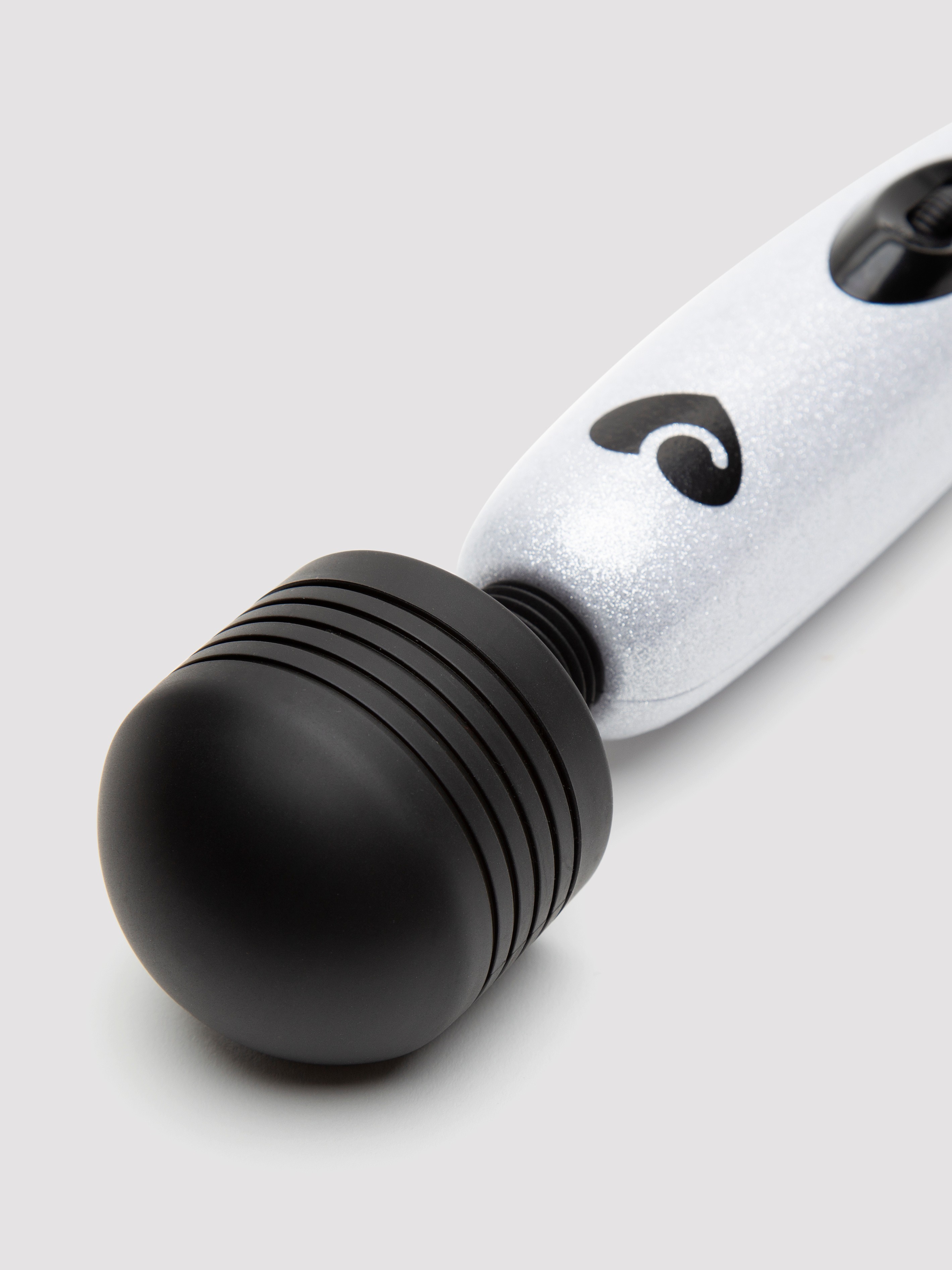 Lovehoney Extra Powerful Multispeed Mains Powered Magic Wand Vibrator, Silver, hi-res