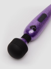 Lovehoney Deluxe Rechargeable Mini Massage Wand Vibrator, Purple, hi-res