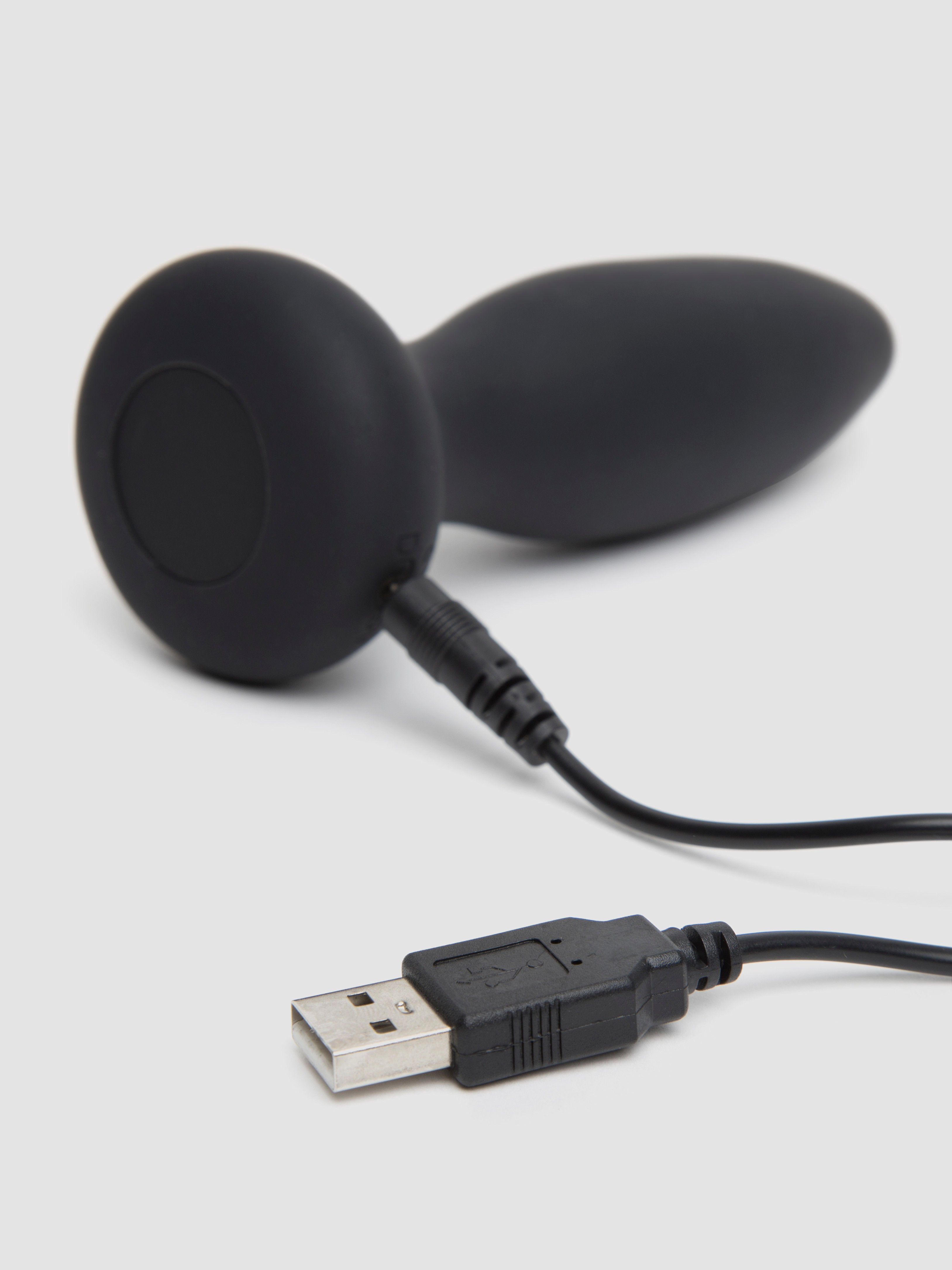 Doc Johnson A-Play Vibrating Remote Control Butt Plug 4 Inch, Black, hi-res