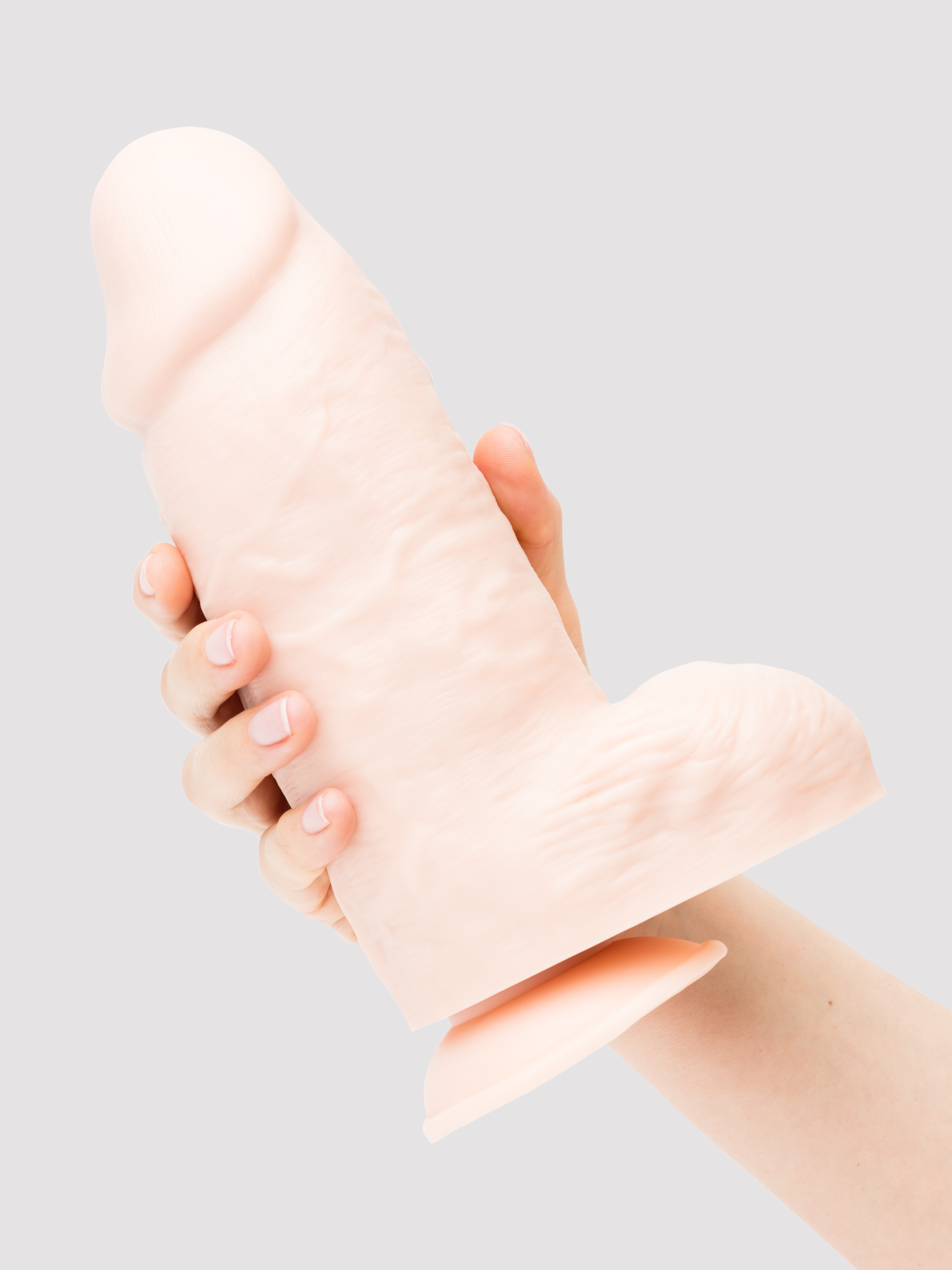 Lifelike Lover Classic Extra Girthy Dildo 7 Inch , Flesh Pink, hi-res