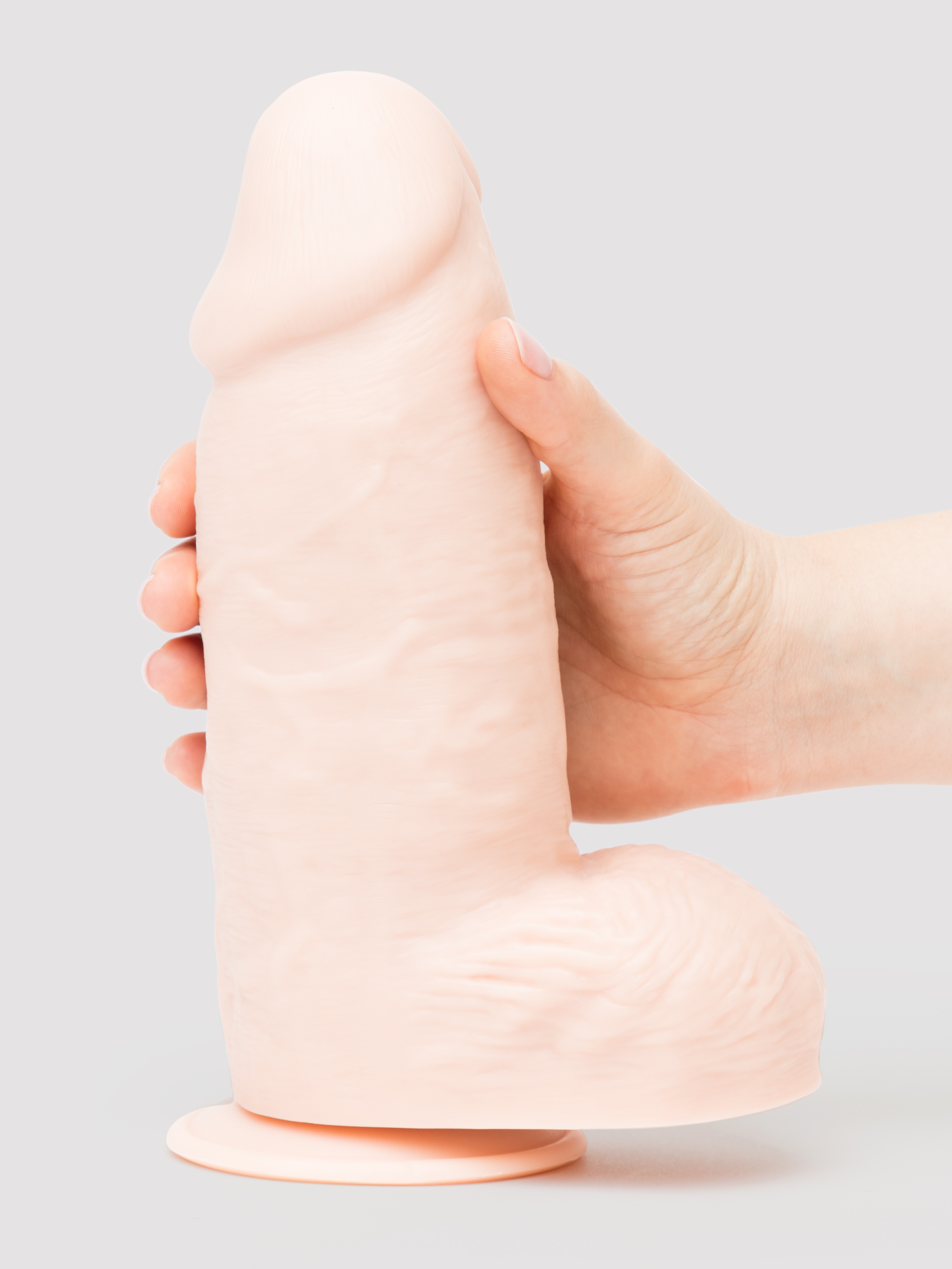 Lifelike Lover Classic Extra Girthy Dildo 7 Inch , Flesh Pink, hi-res