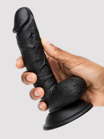 Black realistic dildo