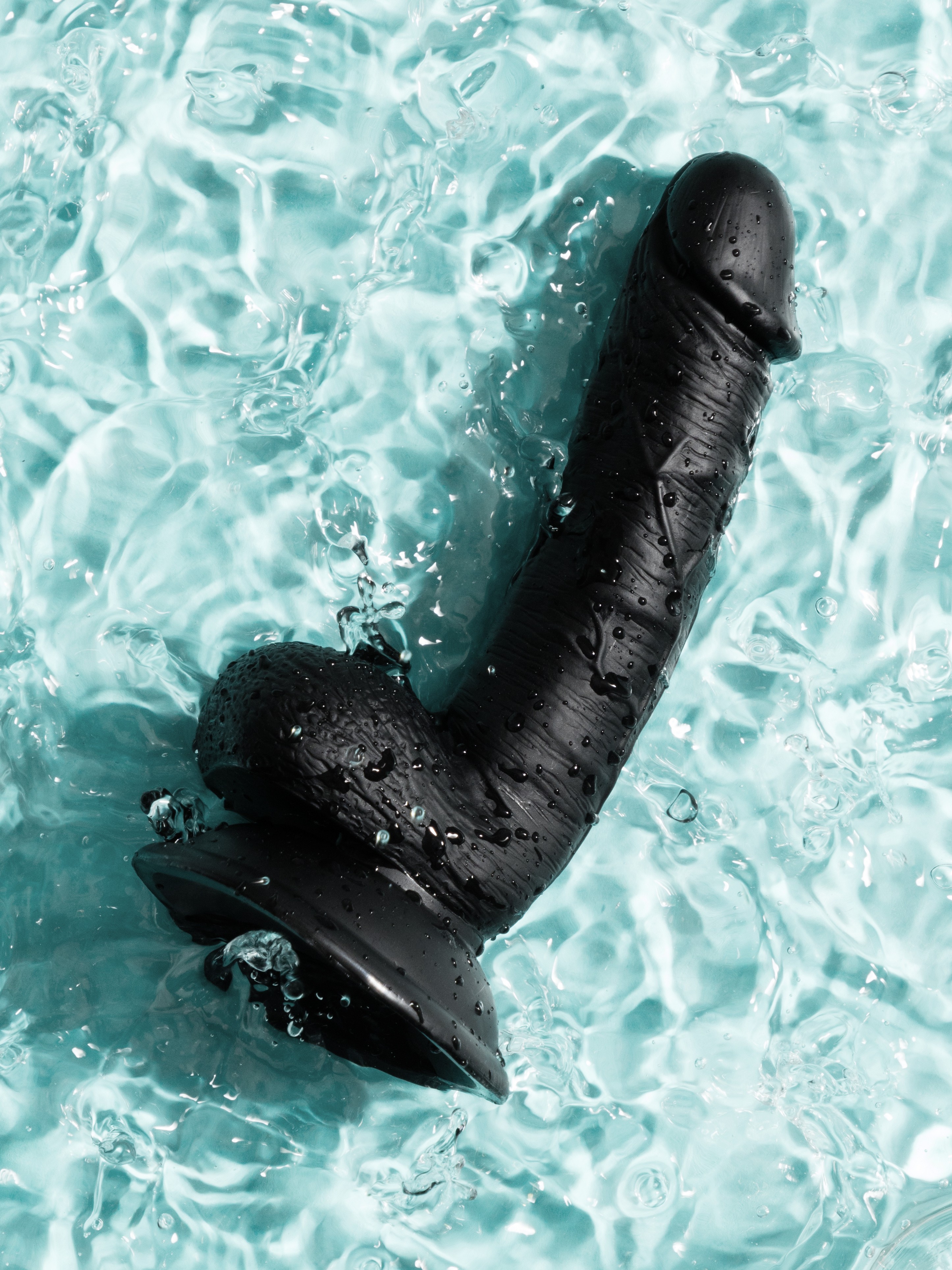 Lifelike Lover Classic Realistic Dildo 6 Inch, Black, hi-res