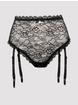 Fifty Shades of Grey Captivate Lace Suspender Thong, Black, hi-res
