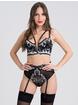Fifty Shades of Grey Captivate Black and Silver Bra Set 	, Black, hi-res