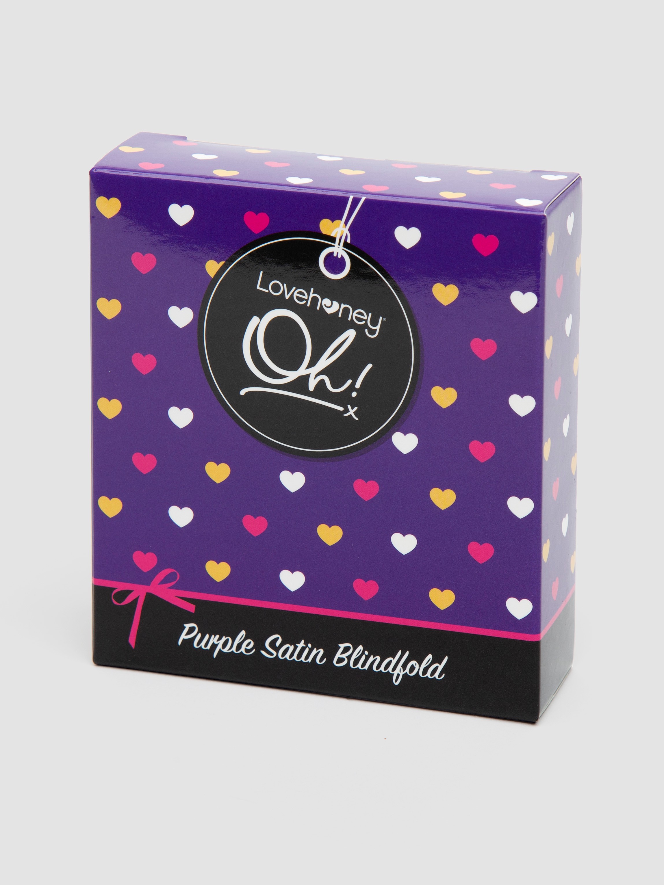 Lovehoney Oh! Satin Blindfold, Purple, hi-res