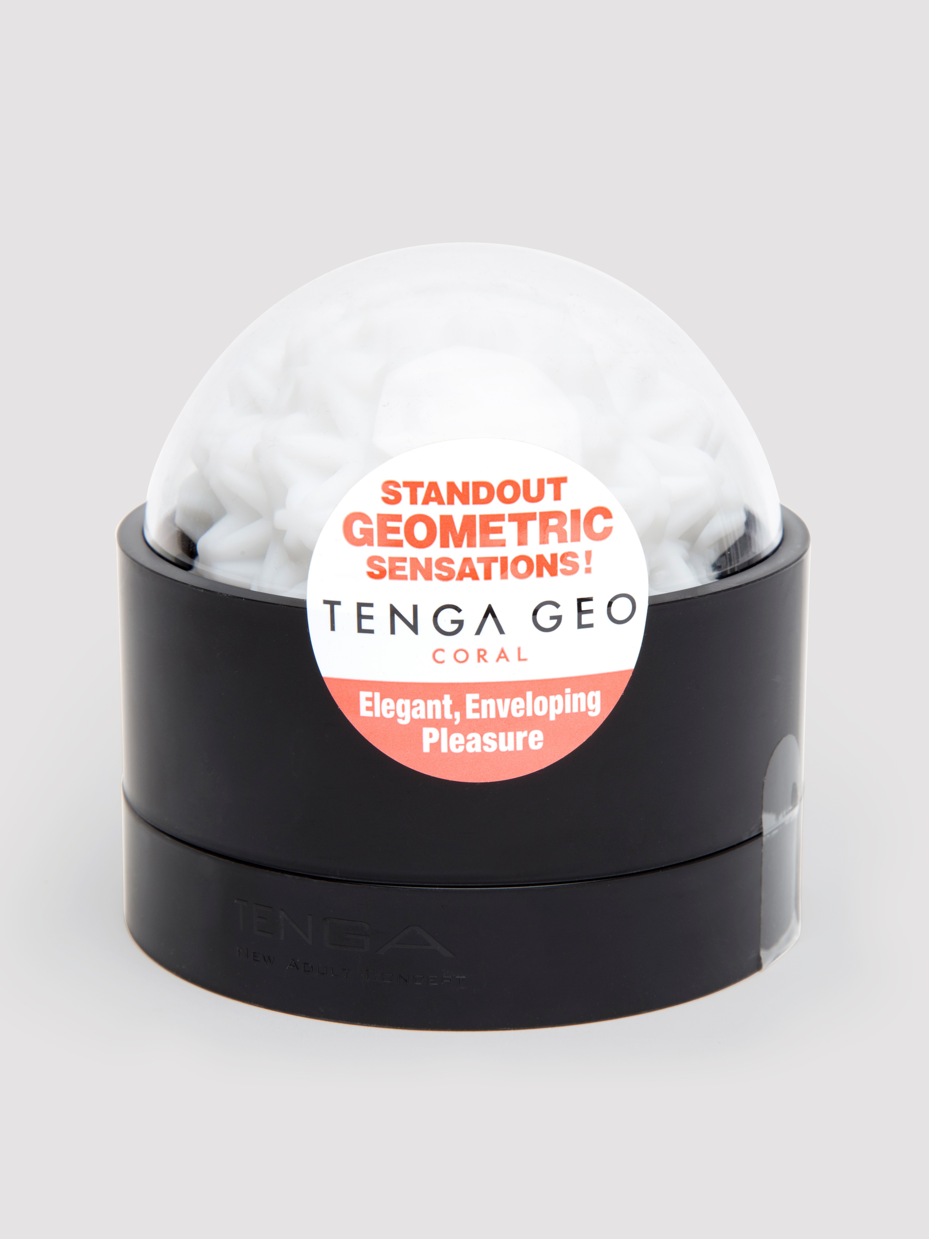 TENGA GEO Coral Textured Male Masturbator, White, hi-res
