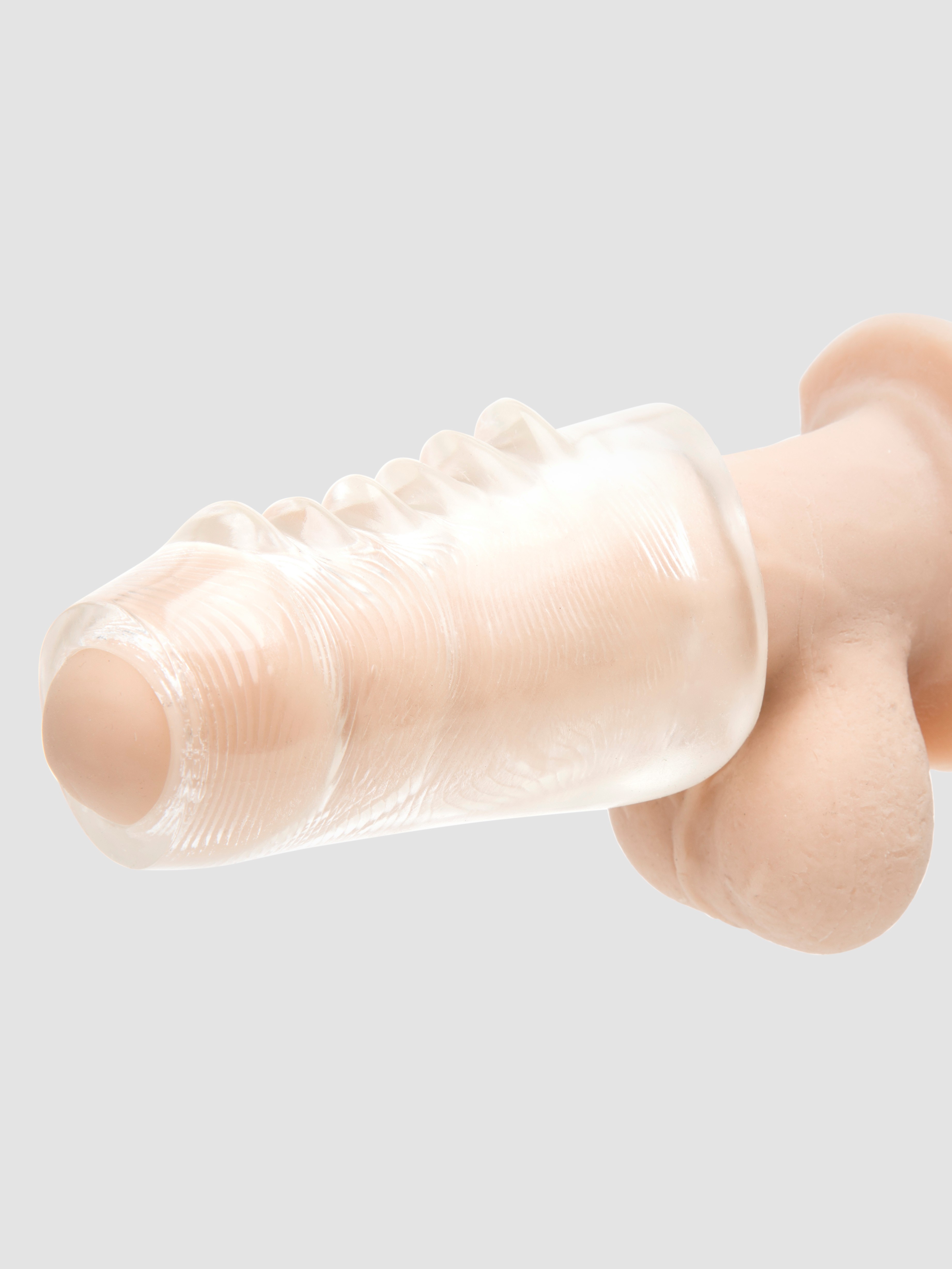 Hot Rod Xtreme Girth Enhancer Penis Sleeve, Clear, hi-res