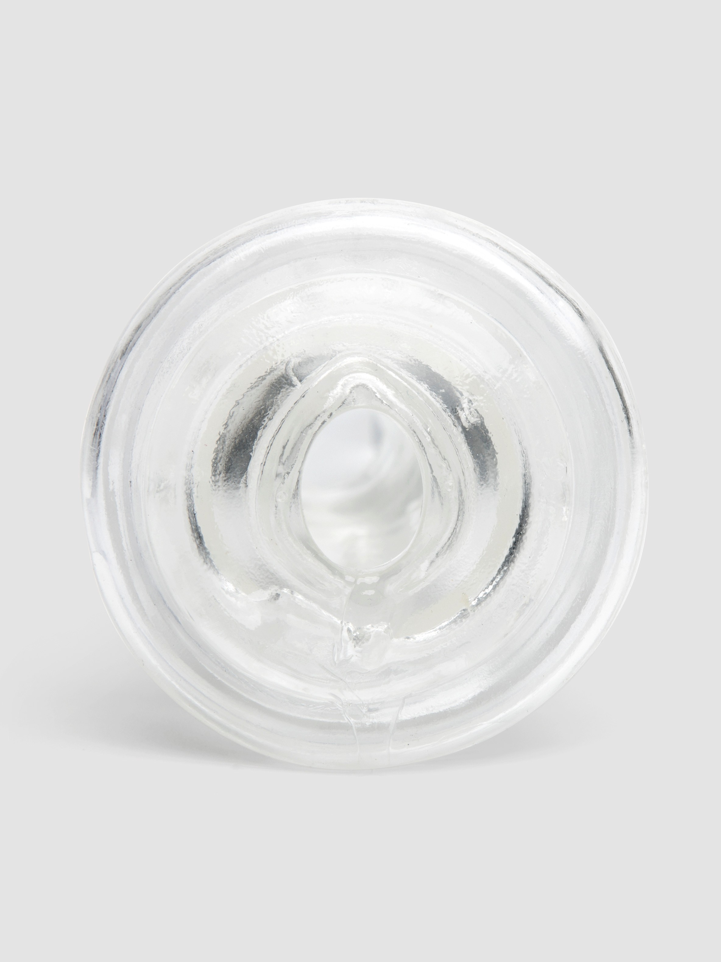 Textured Penis Pump Sleeve , Clear, hi-res