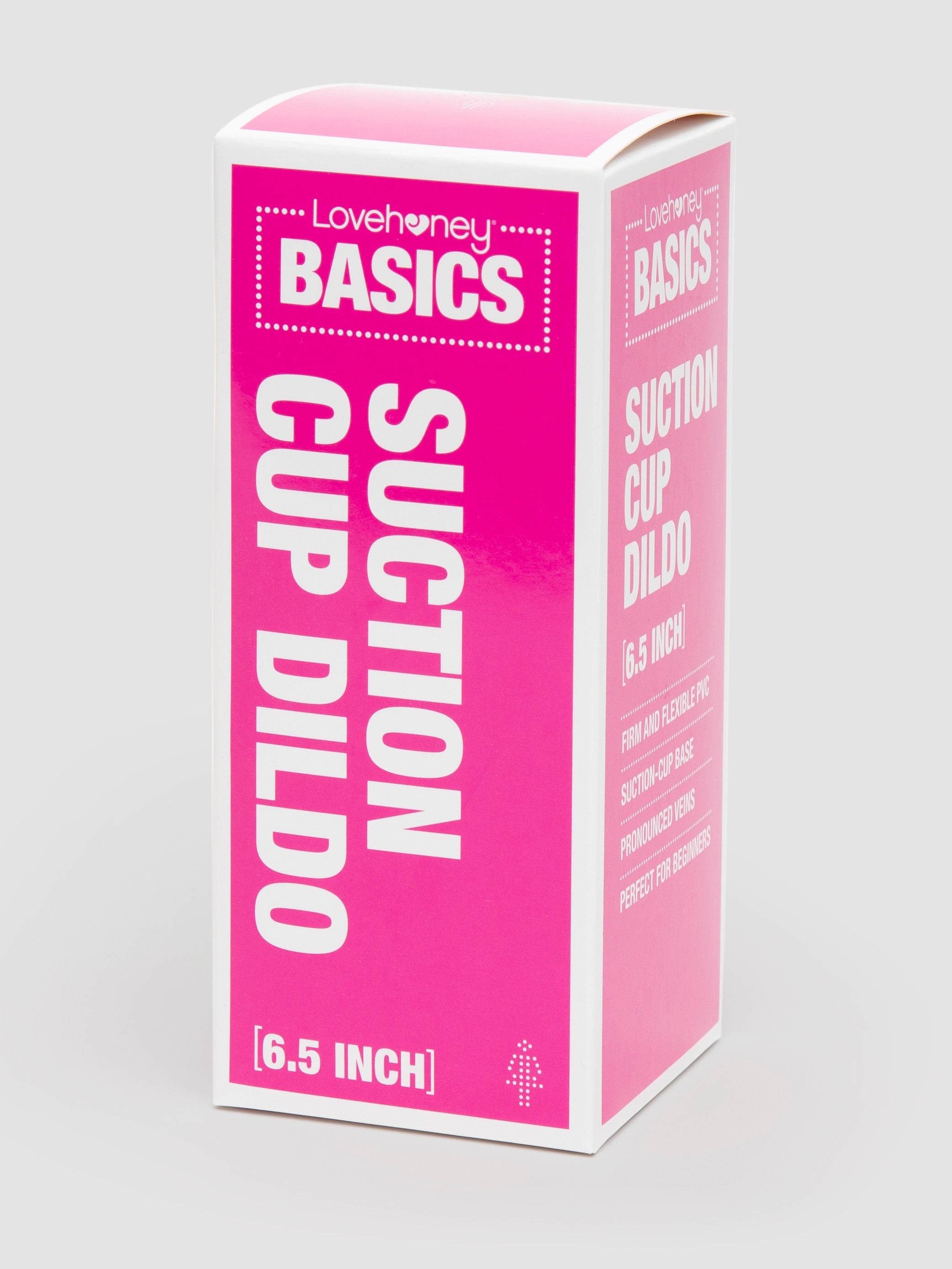 BASICS Suction Cup Dildo 6.5 Inch, Blue, hi-res