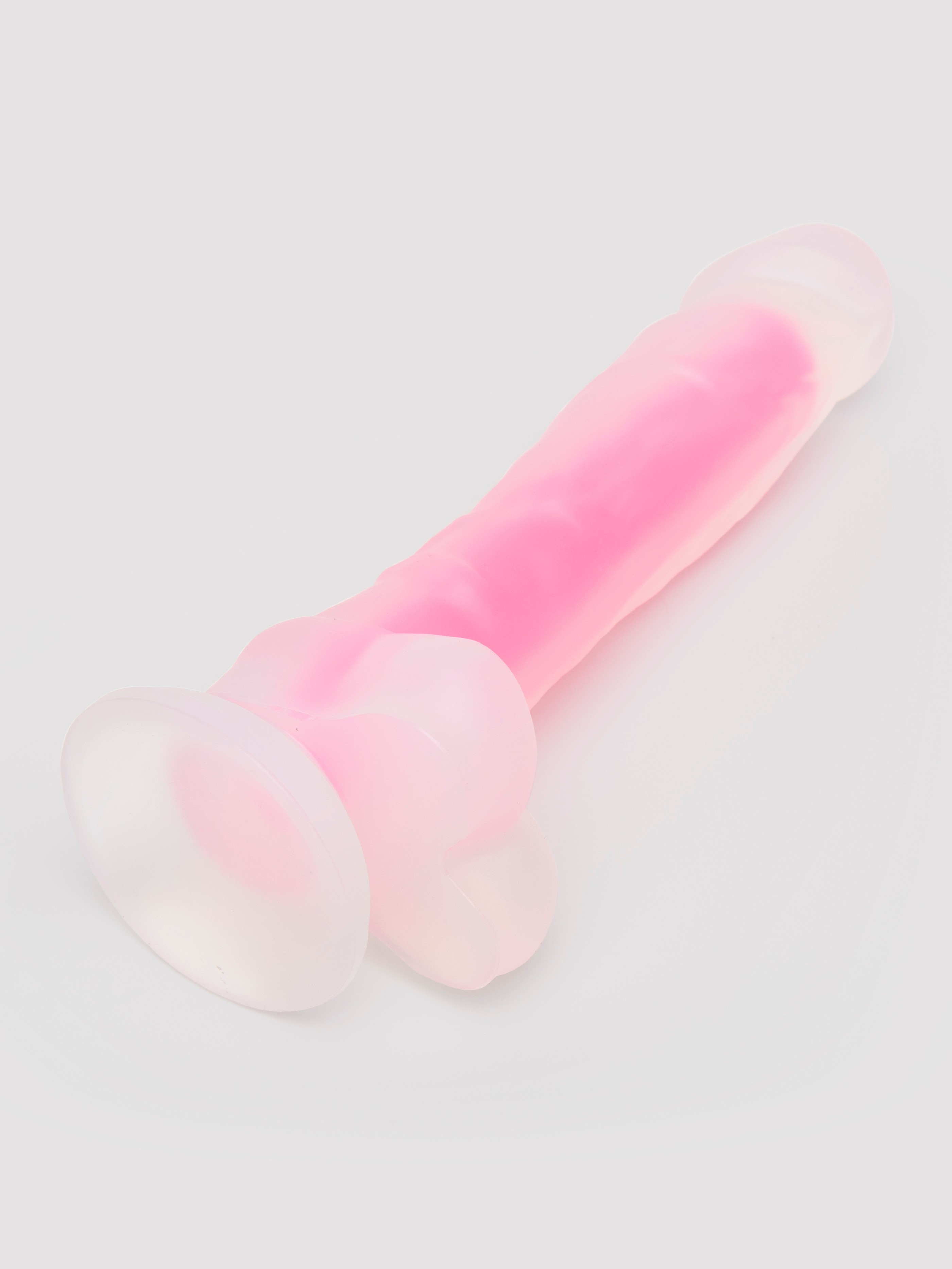 Lovehoney Glow-in-the-Dark Dildo 7.5 Inch, Pink, hi-res