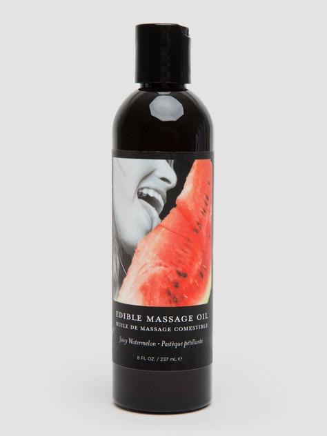 Earthly Body Lickable Watermelon Massage Oil (8 fl oz), , hi-res