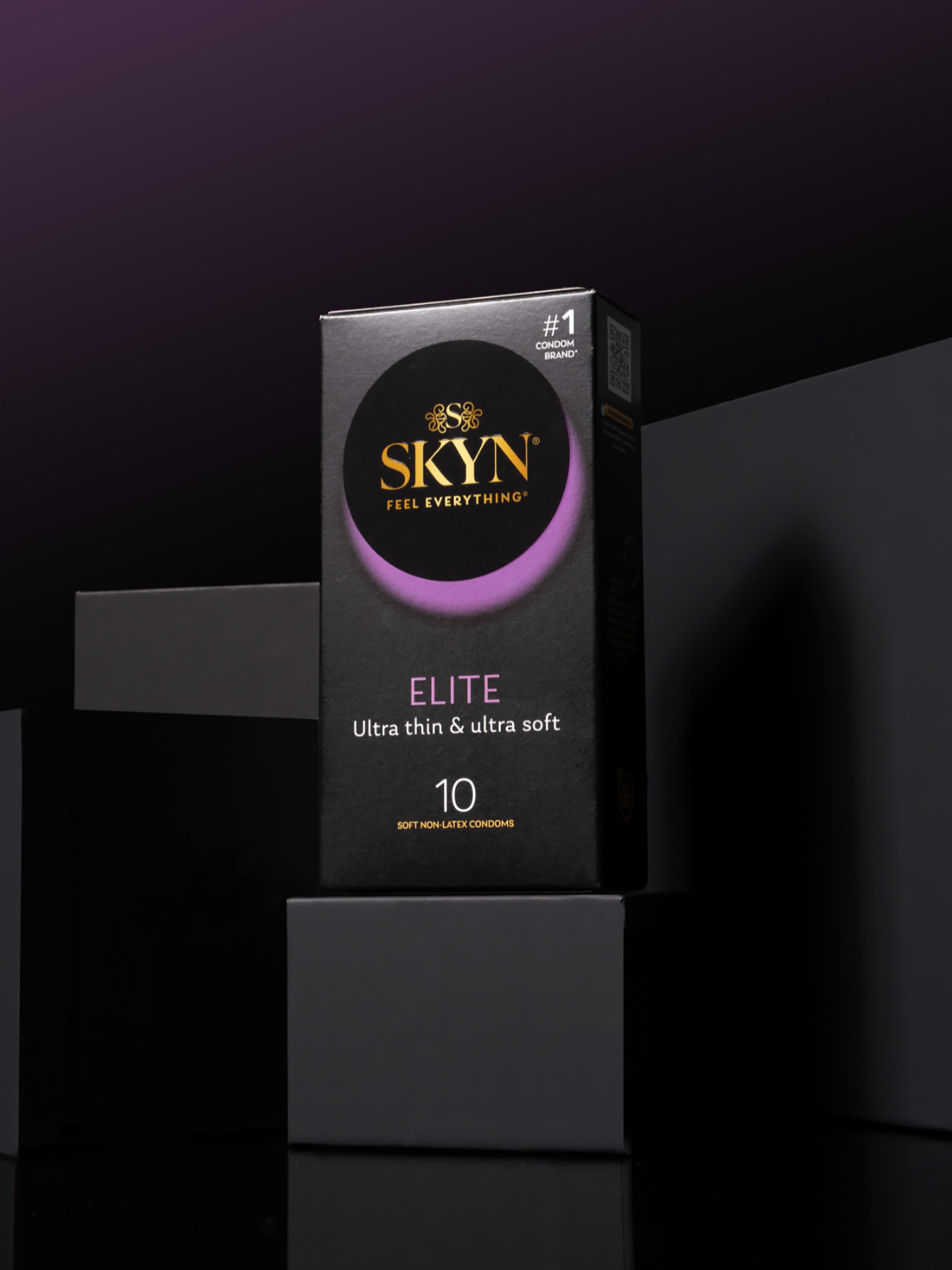 SKYN Elite Non Latex Condoms 53mm (10 Pack), , hi-res