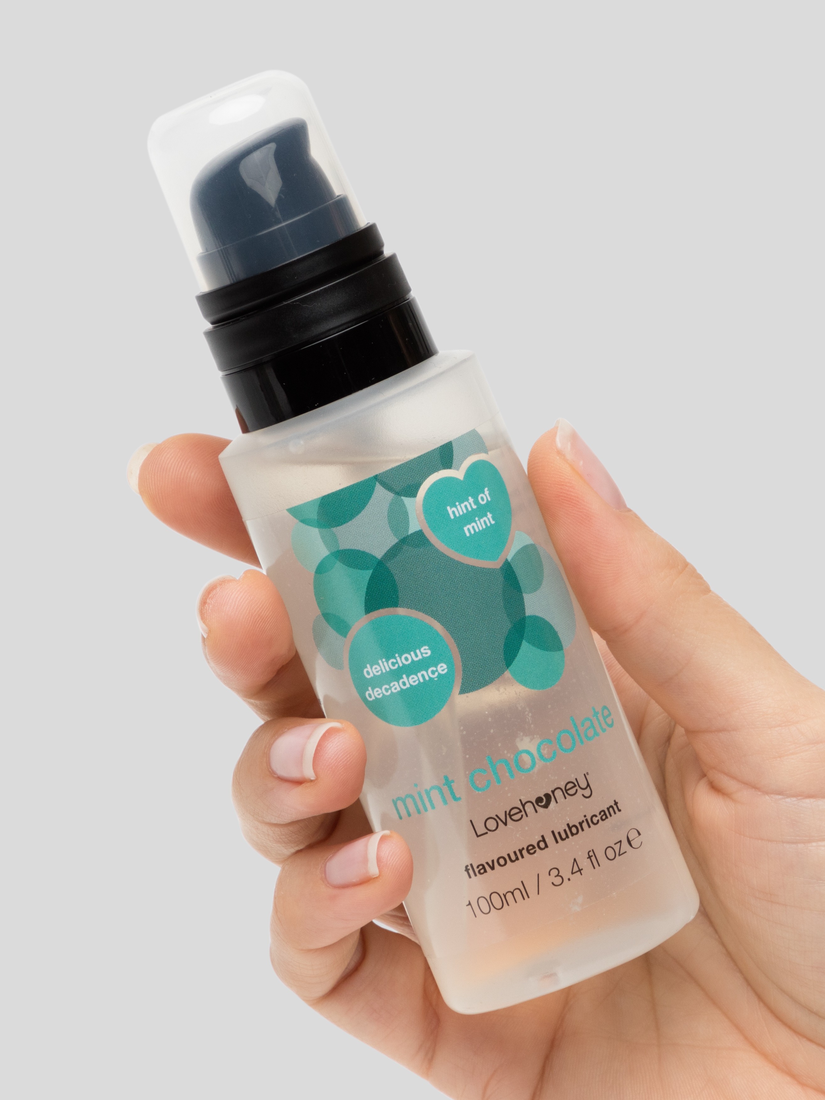 Lovehoney Mint Chocolate Flavoured Lubricant 100ml, , hi-res