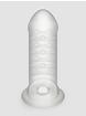Doc Johnson OptiMALE Extra 2 Inch Girthy Penis Extender with Balls Strap, Clear, hi-res