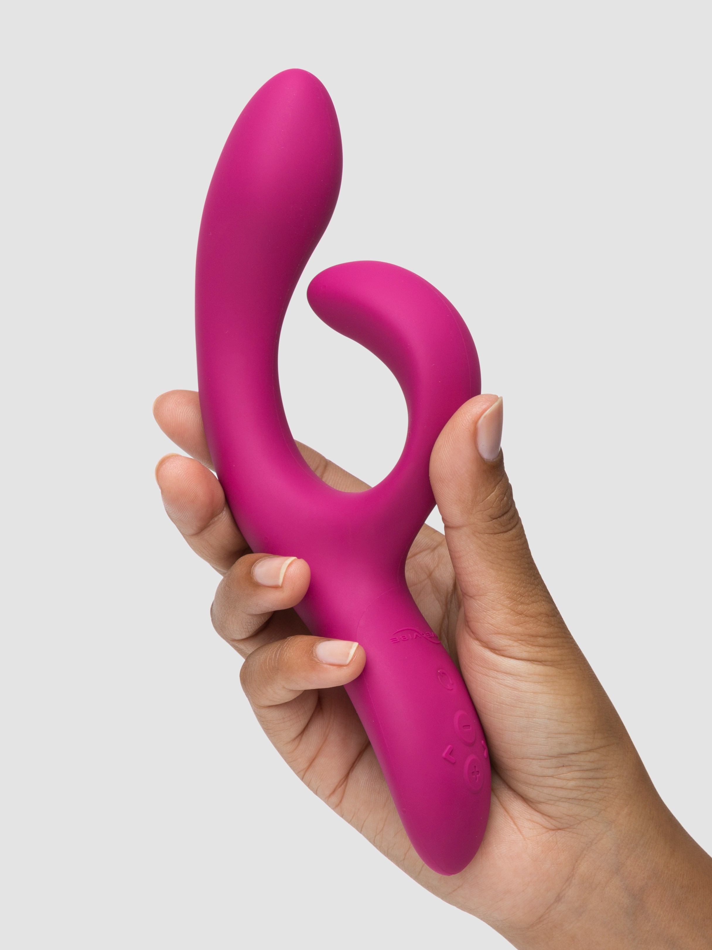 We-Vibe Nova 2 App Controlled Rechargeable Rabbit Vibrator, Pink, hi-res