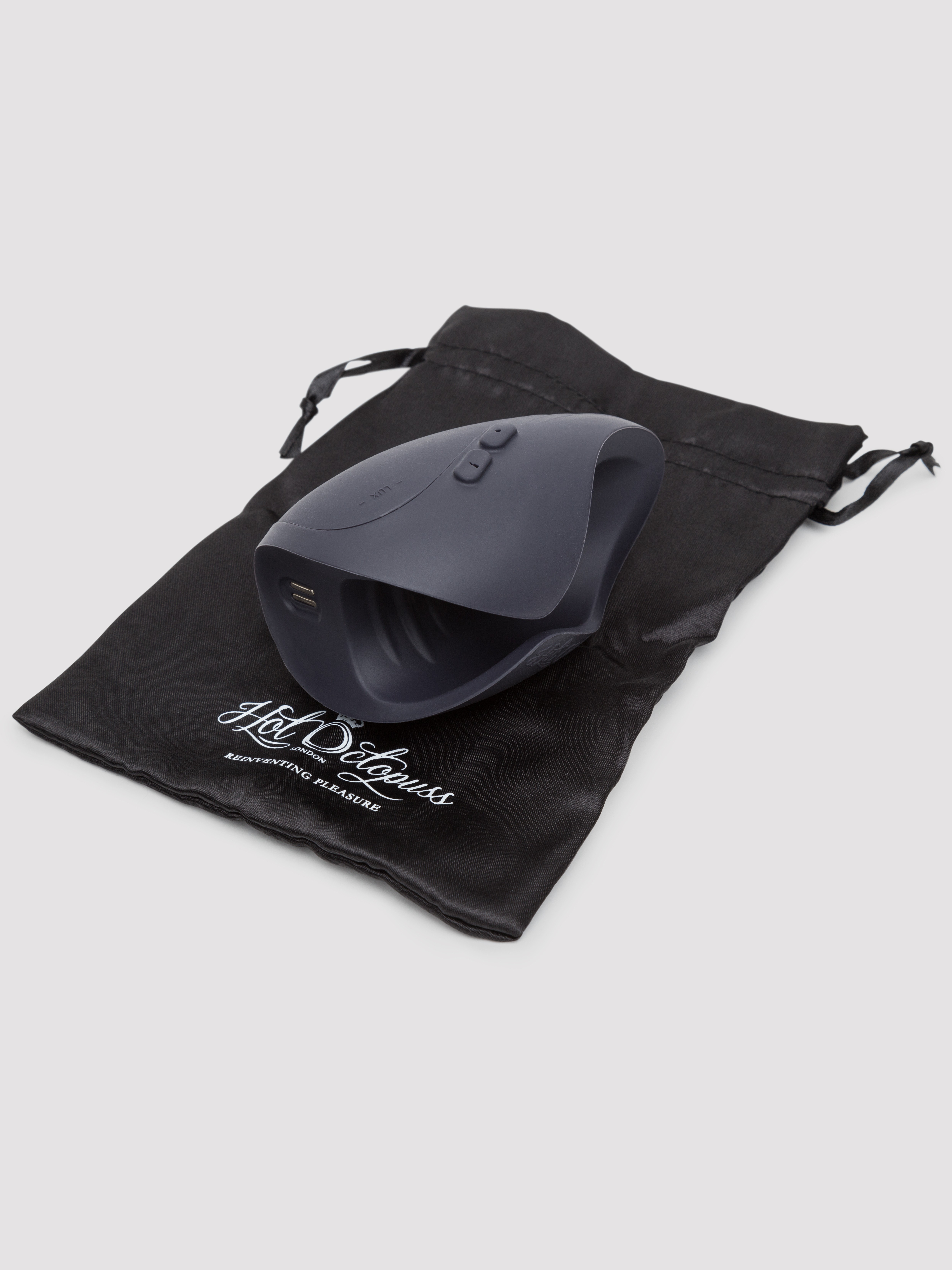 Hot Octopuss PULSE Duo Remote Control Vibrating Male Masturbator, Black, hi-res