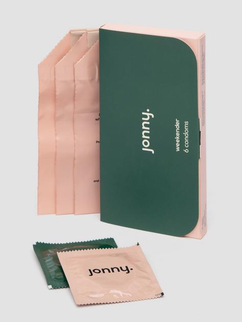 Jonny Weekender Vegan Latex Condoms (6 Pack), , hi-res