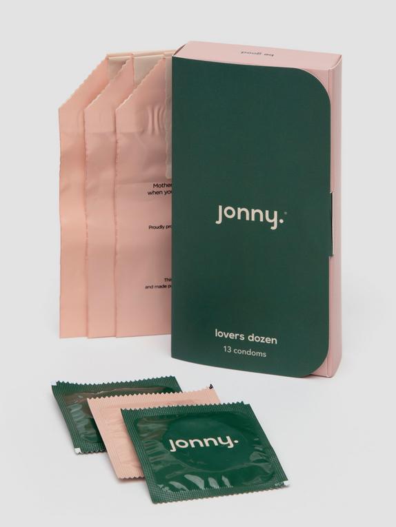 Jonny Lover's Dozen Vegan Latex Condoms (13 Pack), , hi-res