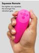 We-Vibe Chorus App and Remote Controlled Rechargeable Couple's Vibrator, Pink, hi-res