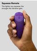 We-Vibe Chorus App and Remote Controlled Rechargeable Couple's Vibrator, Purple, hi-res