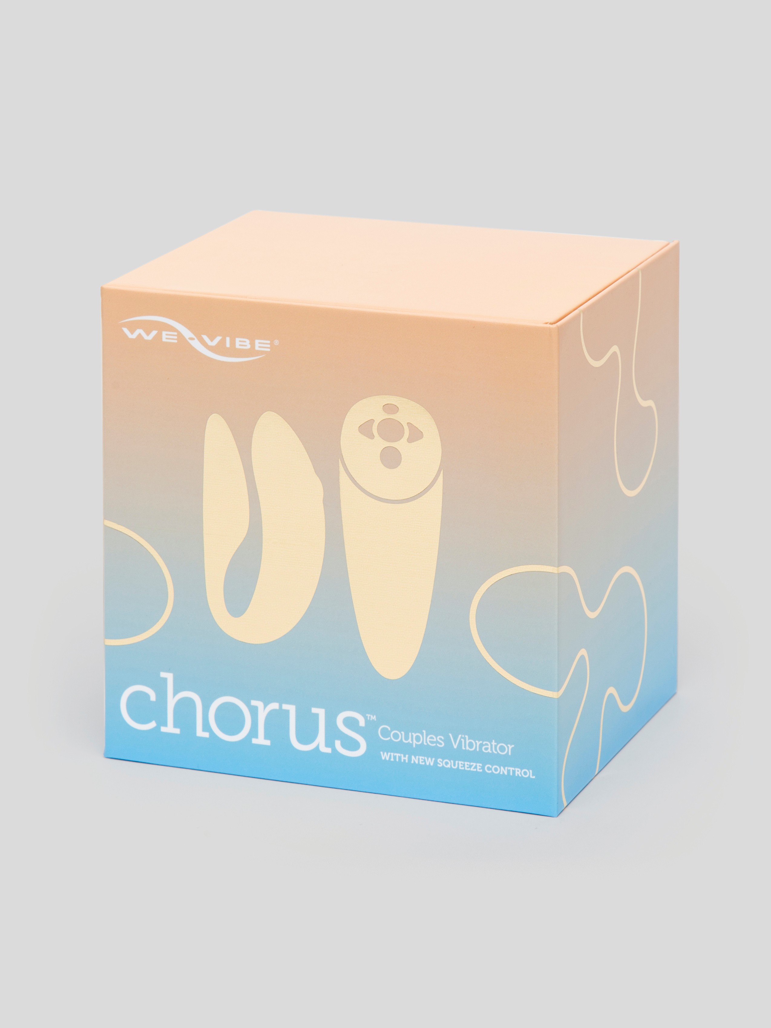 We-Vibe Chorus App and Remote Controlled Rechargeable Couple's Vibrator, Blue, hi-res