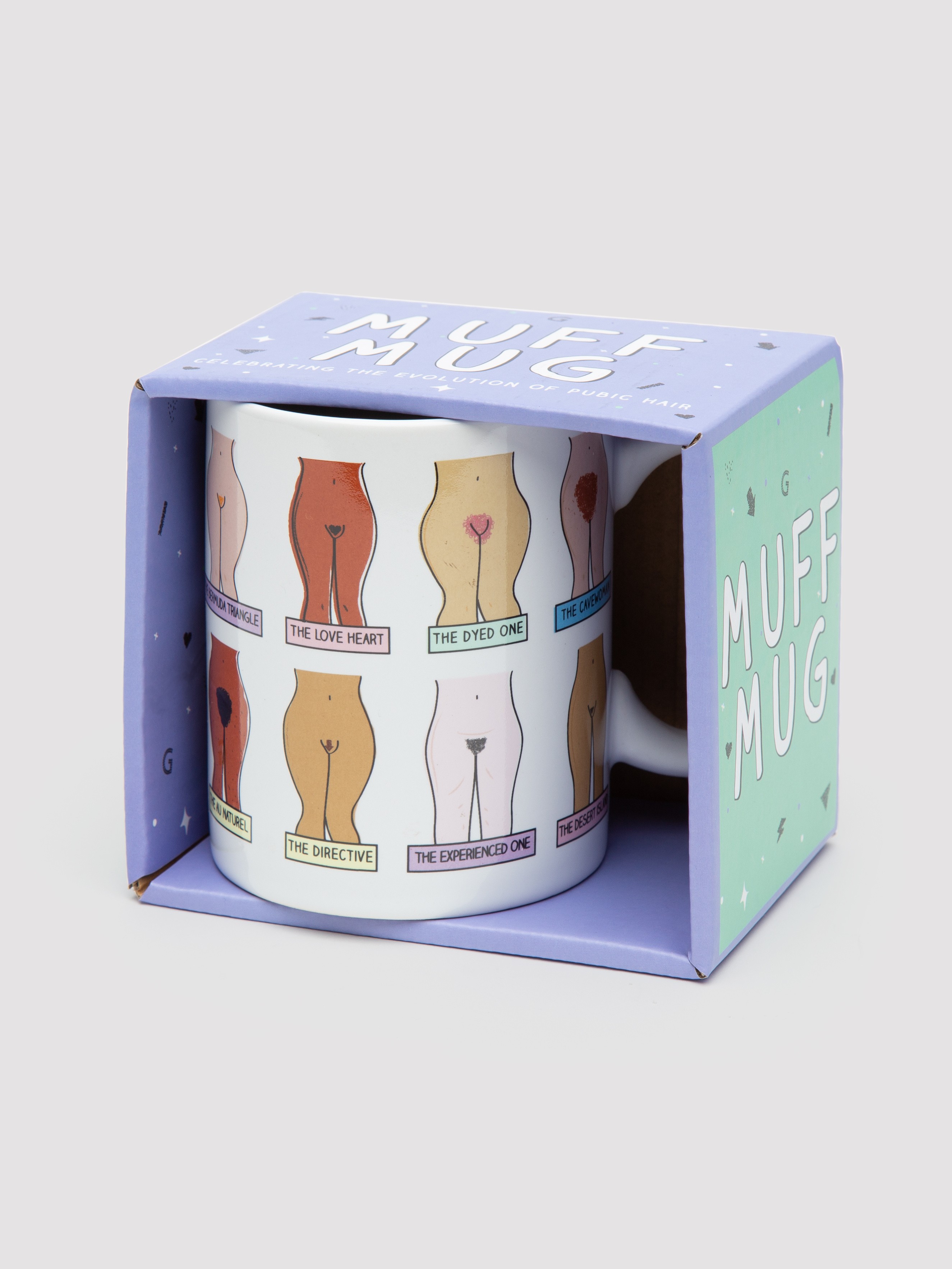 Pubic Hairstyles Novelty Mug, , hi-res