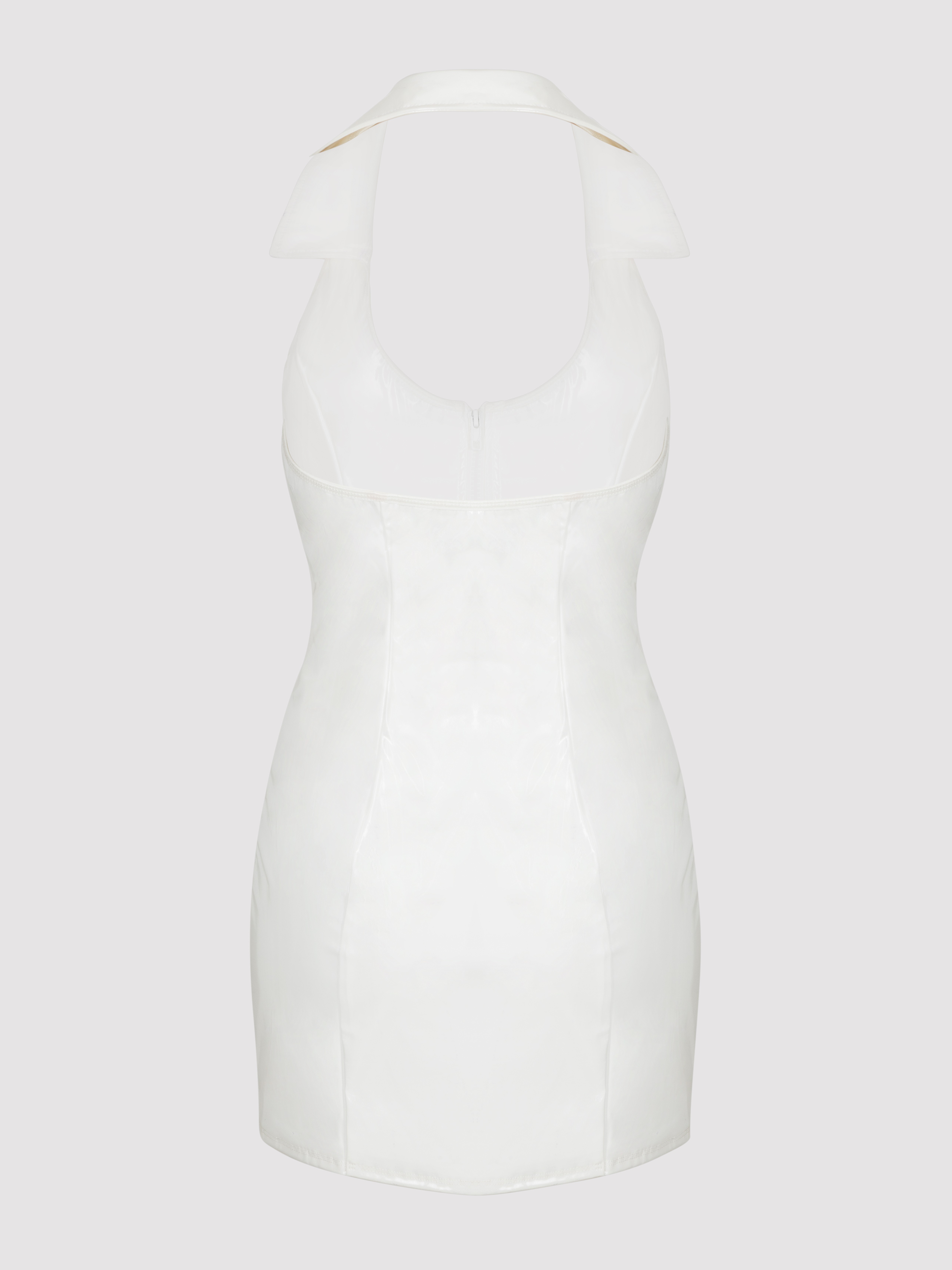 Lovehoney Fantasy Naughty PVC-Look Nurse Costume, White, hi-res