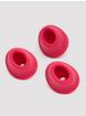 Womanizer Vibrator Replacement Heads Medium (3 Pack), Red, hi-res