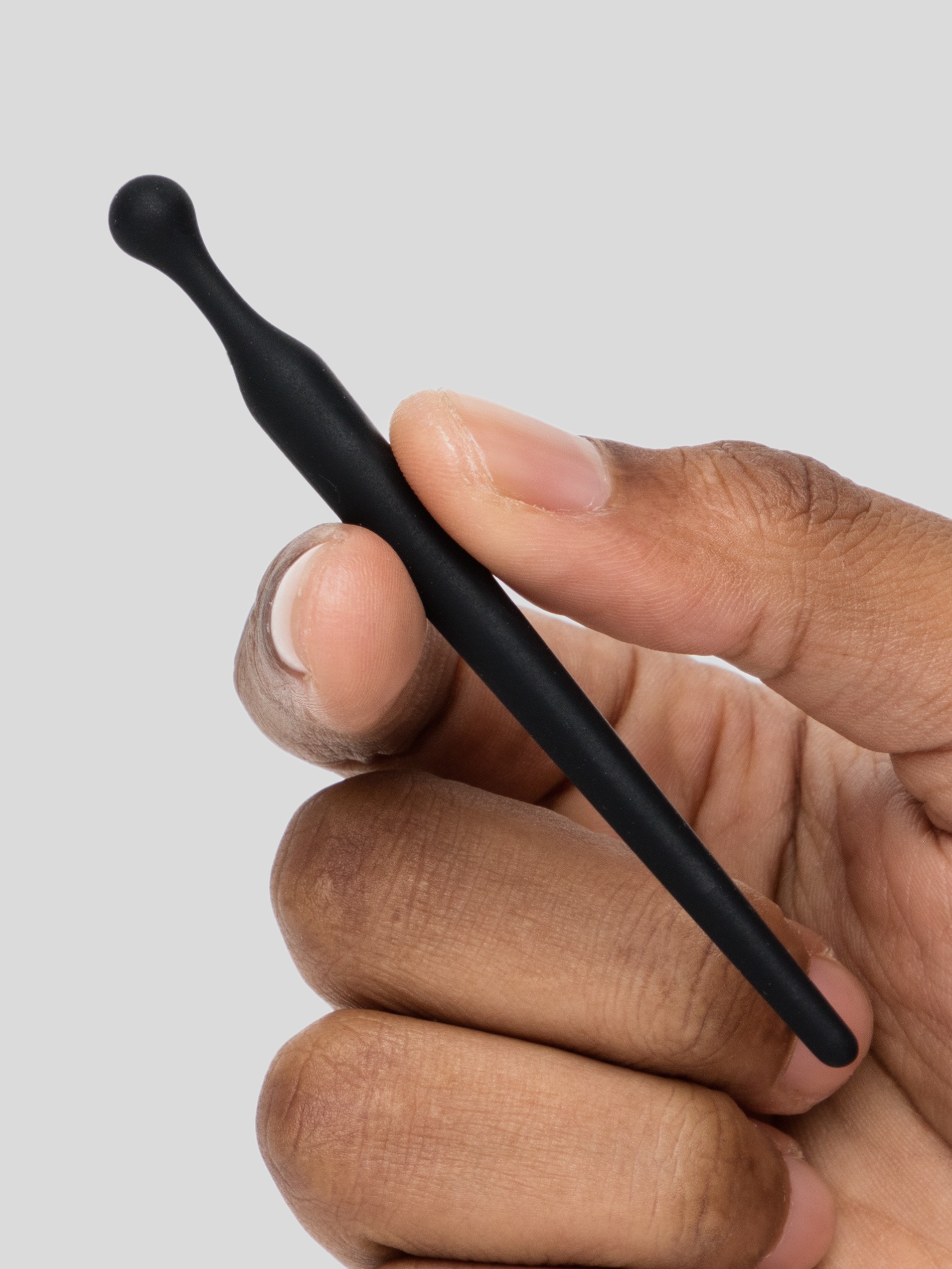 Ouch! Beginner's 3mm/5mm Silicone Urethral Dilator Set, Black, hi-res