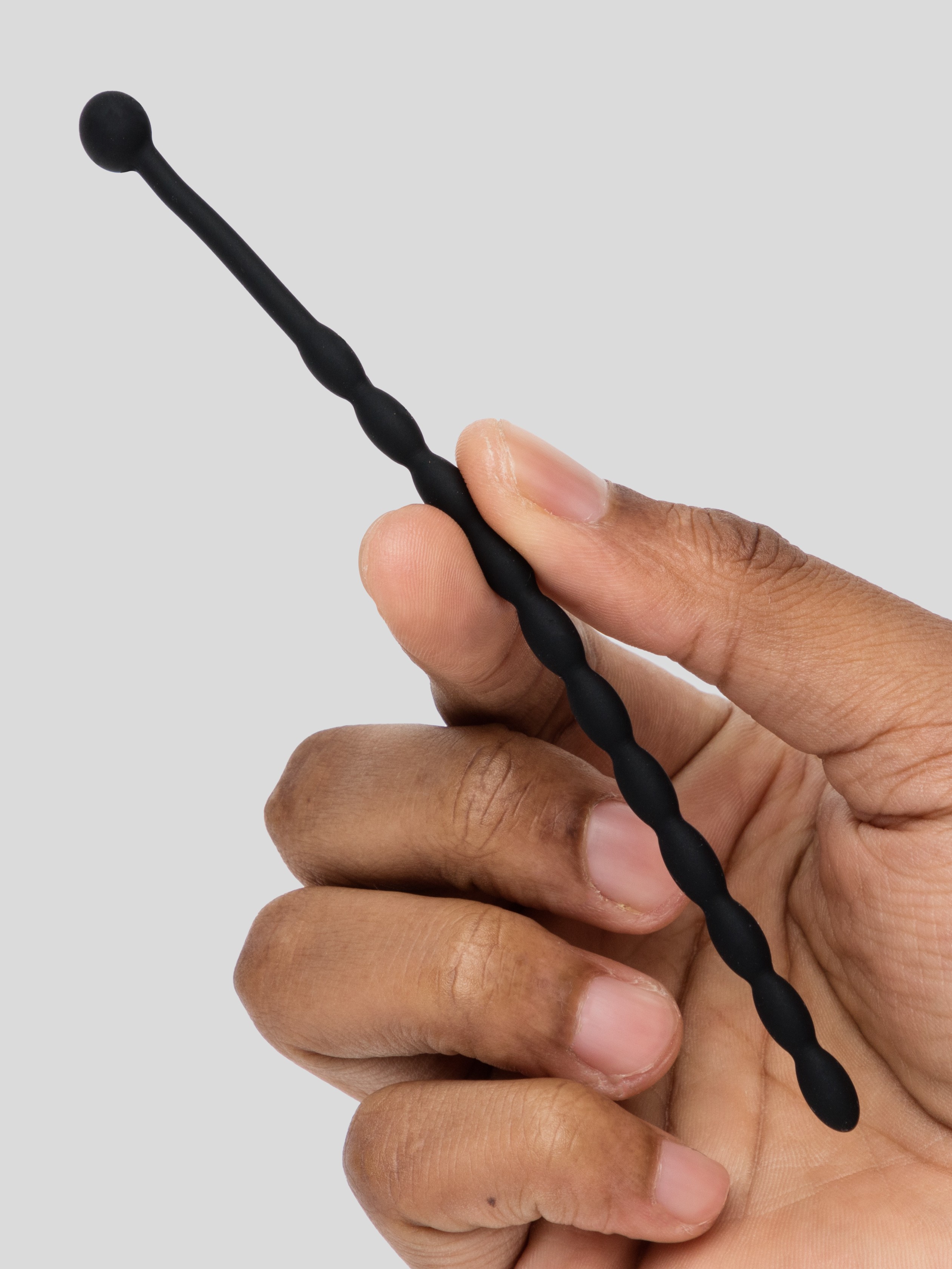 Ouch! Beginner's 3mm/5mm Silicone Urethral Dilator Set, Black, hi-res