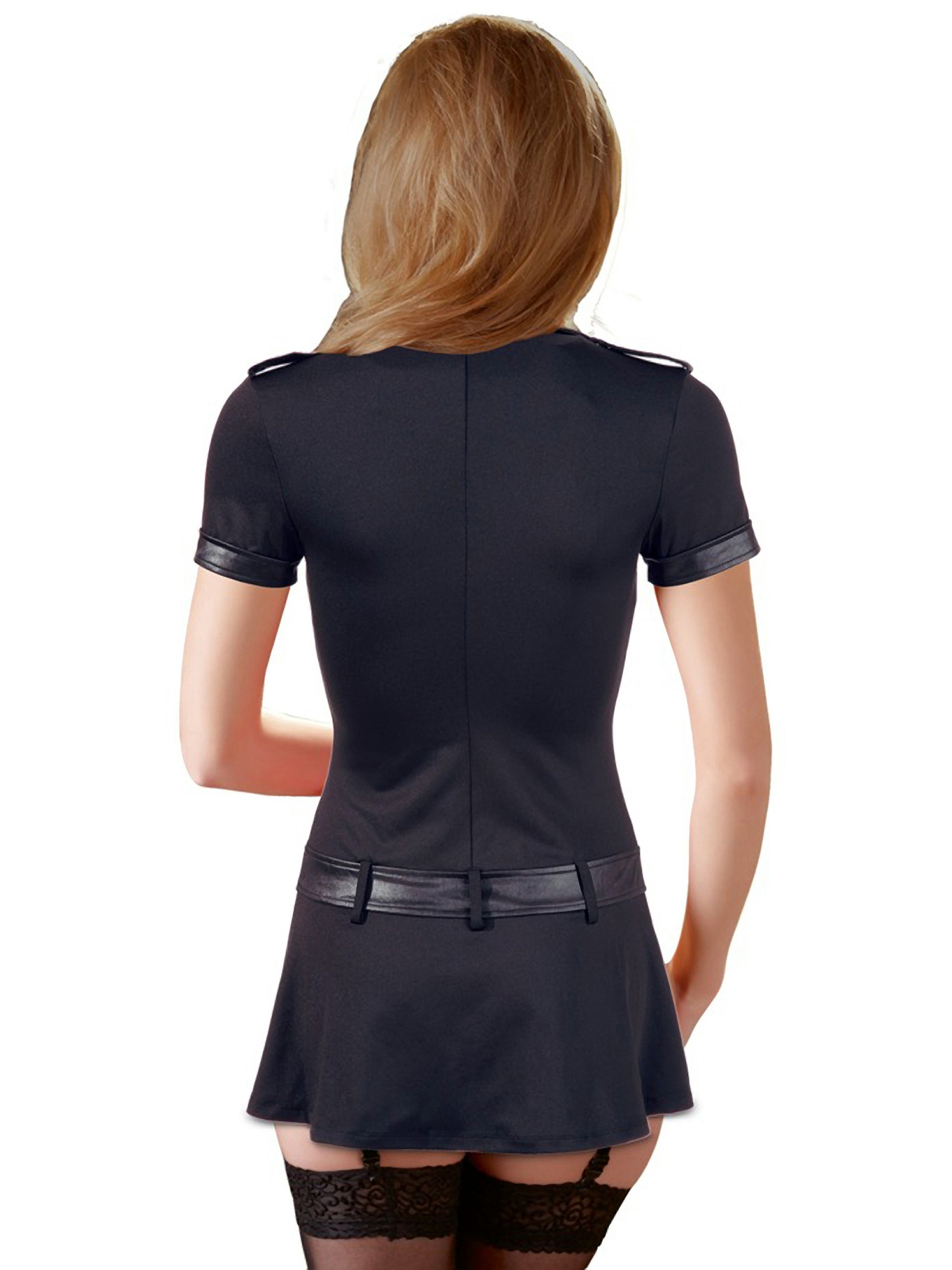 Cottelli Sexy Police Officer Dress  , Black, hi-res