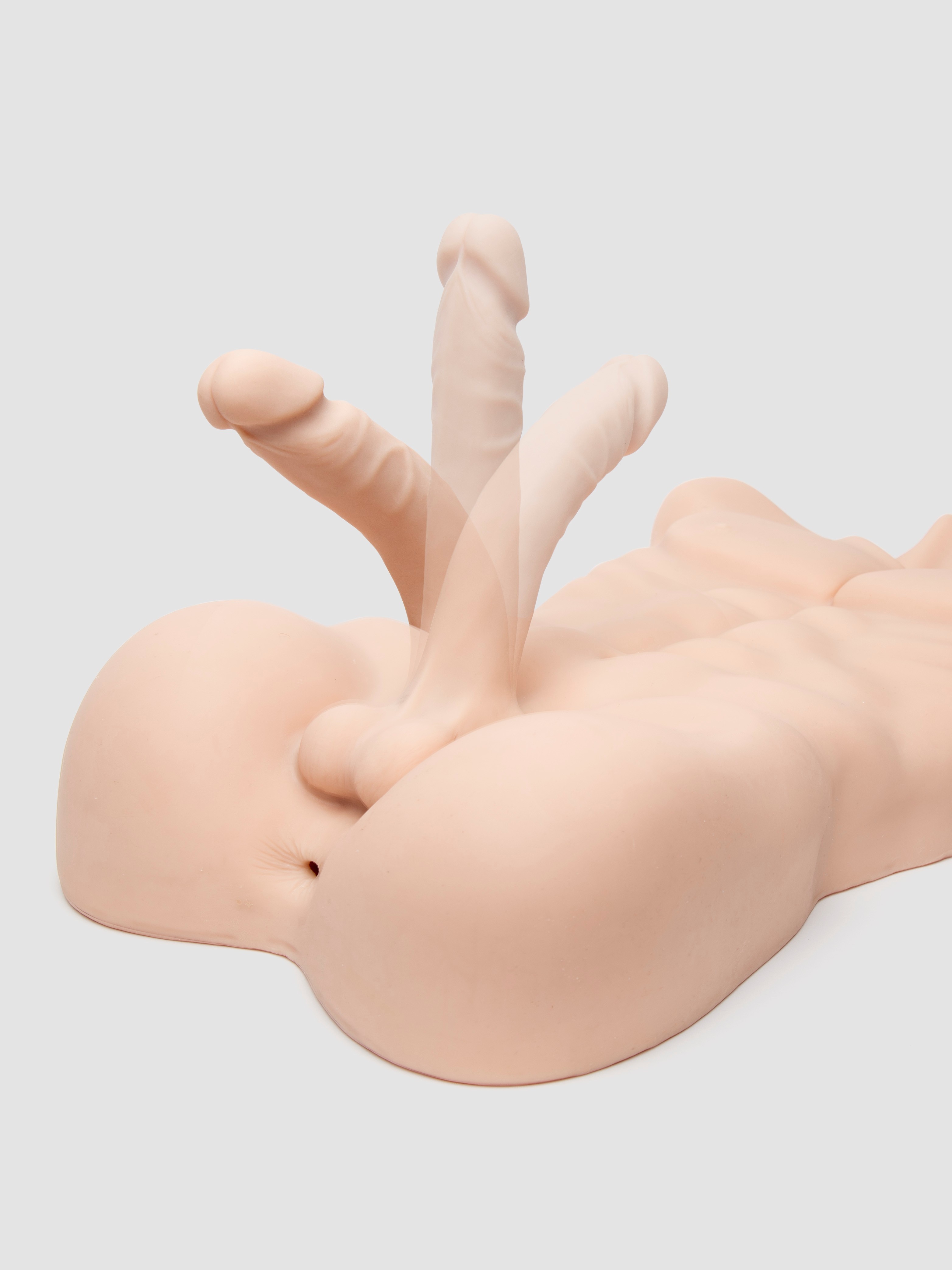 Lifelike Lover Realistic Torso with Dildo and Ass 11kg, Flesh Pink, hi-res