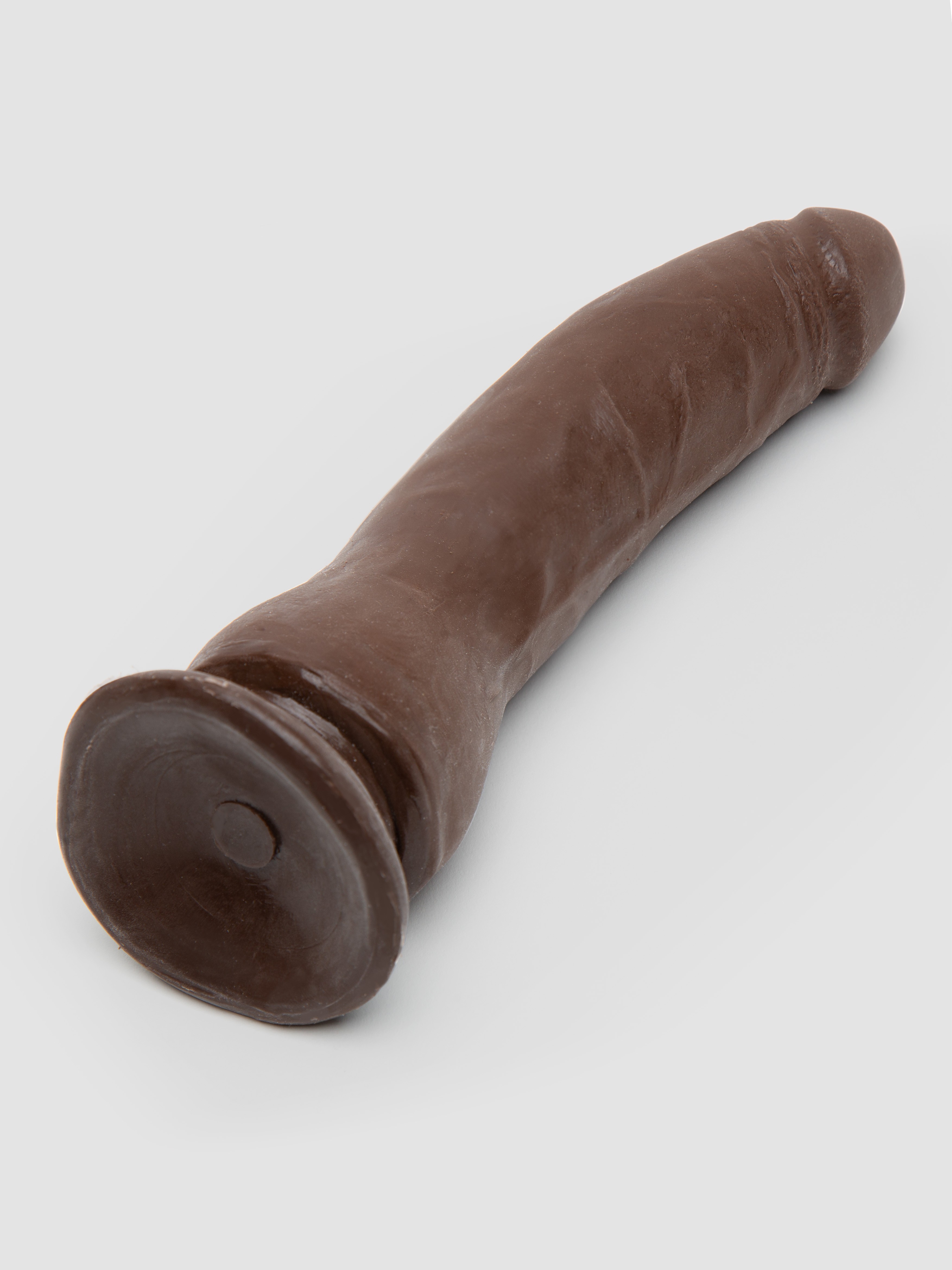 Doc Johnson The D Thin D Dual Density Realistic Dildo 7.5 Inch, Flesh Brown, hi-res