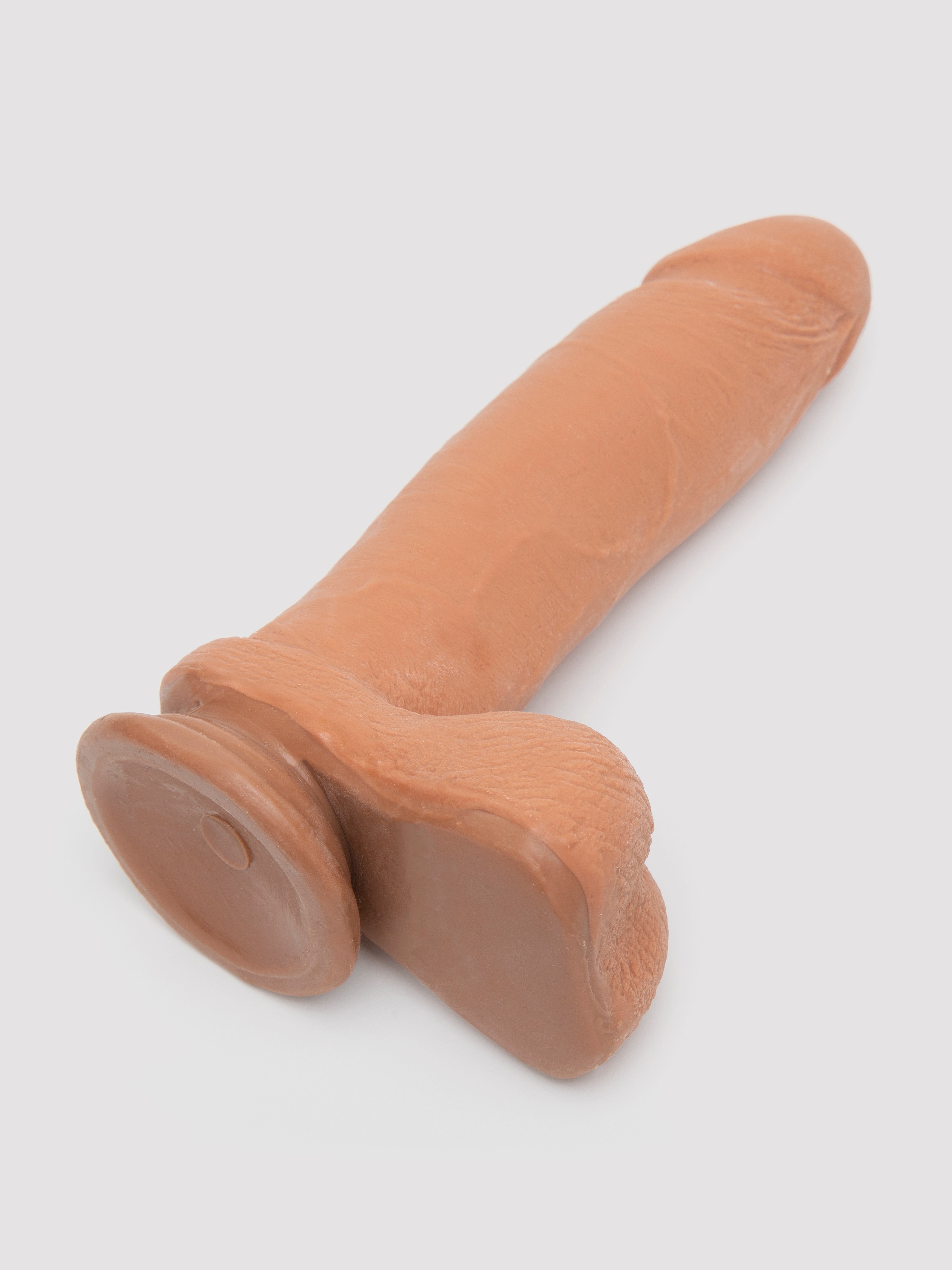 Doc Johnson The D Dual Density Girthy Realistic Dildo 8 Inch, Flesh Tan, hi-res