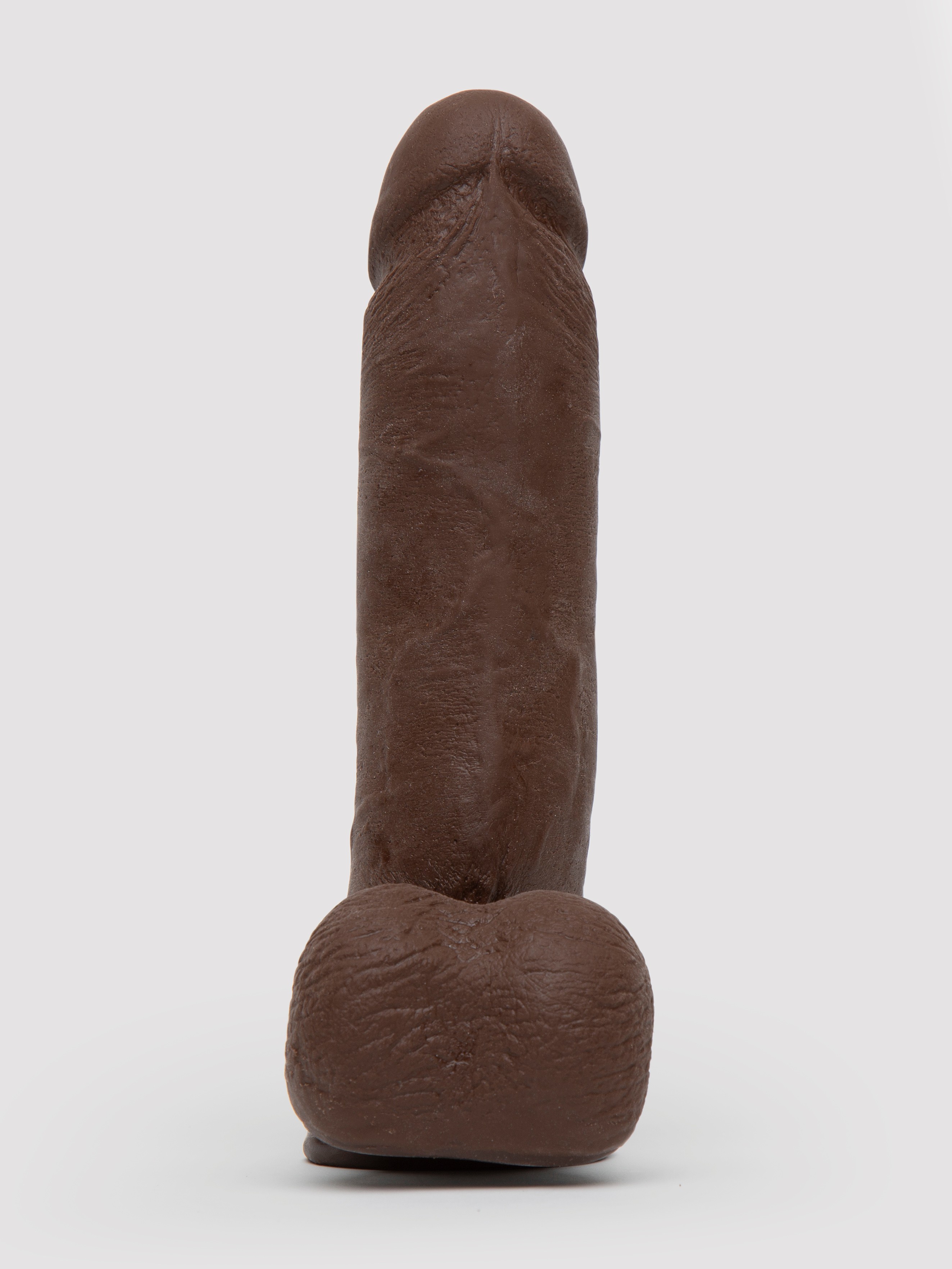 Doc Johnson The D Dual-Density Girthy Realistic Dildo 7.5 Inch, Flesh Brown, hi-res