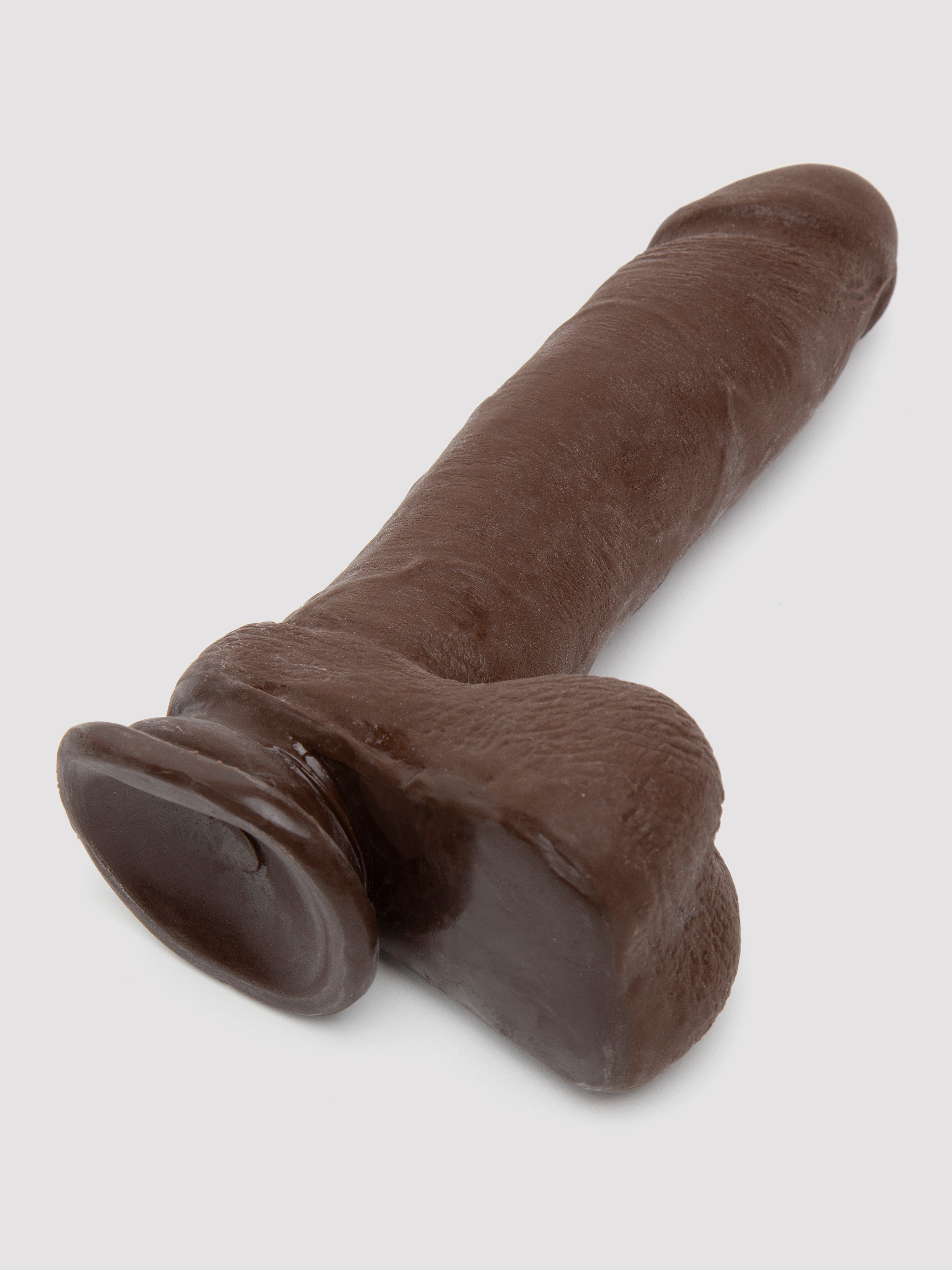 Doc Johnson The D Dual-Density Girthy Realistic Dildo 7.5 Inch, Flesh Brown, hi-res