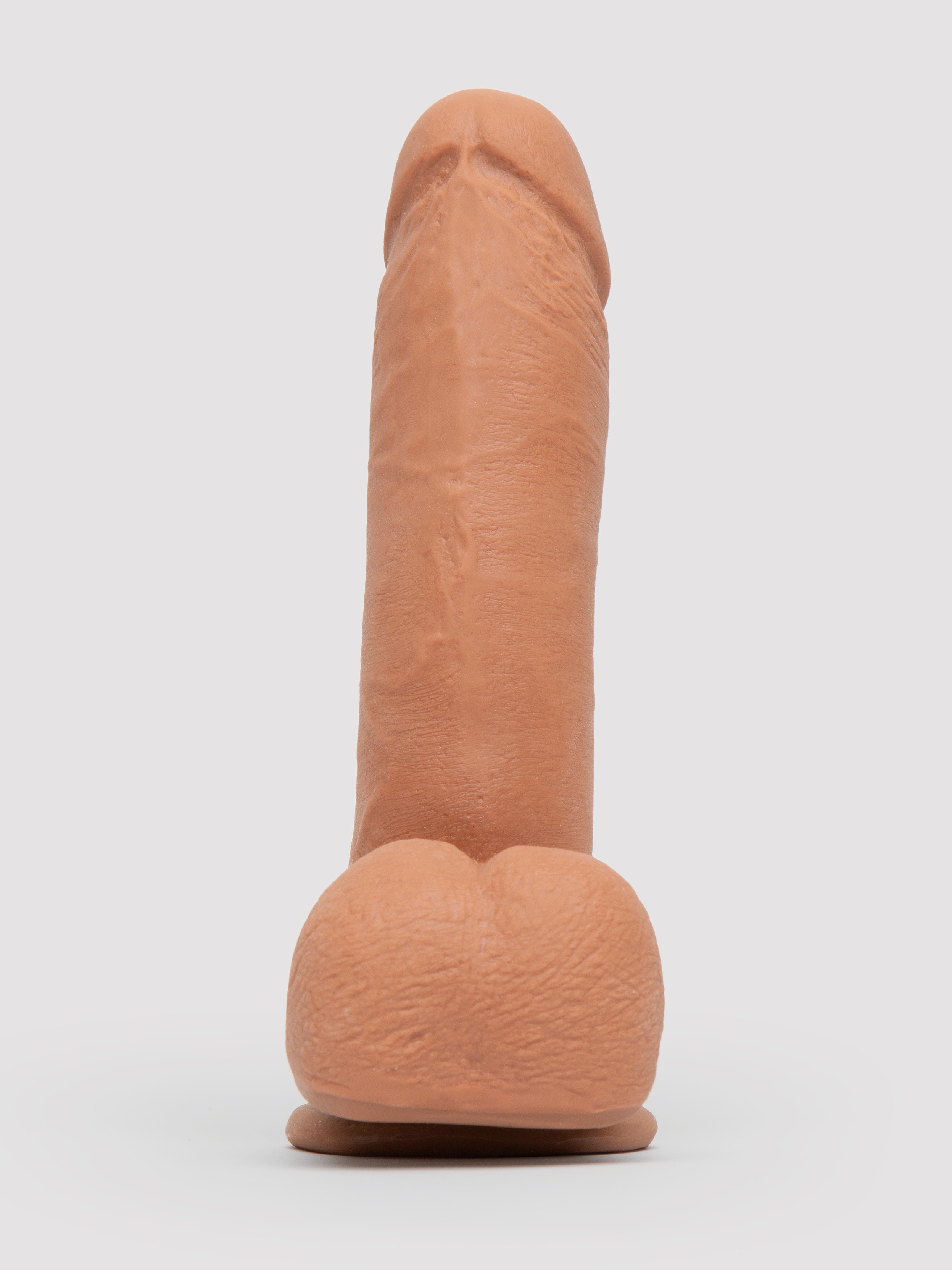 Doc Johnson The D Perfect D Dual-Density Realistic Dildo 7 Inch, Flesh Tan, hi-res