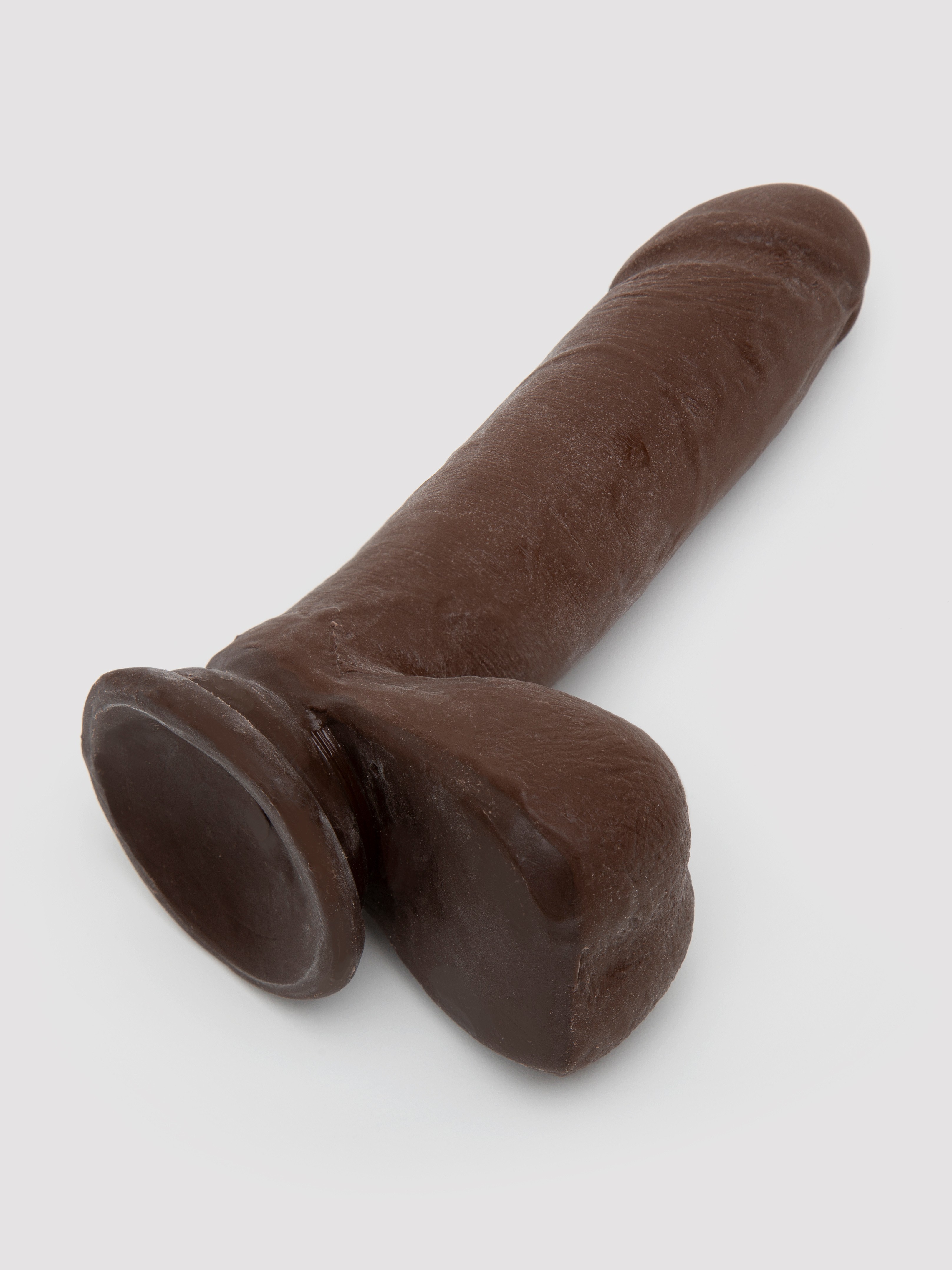 Doc Johnson The D Perfect D Dual-Density Realistic Dildo 7 Inch, Flesh Brown, hi-res