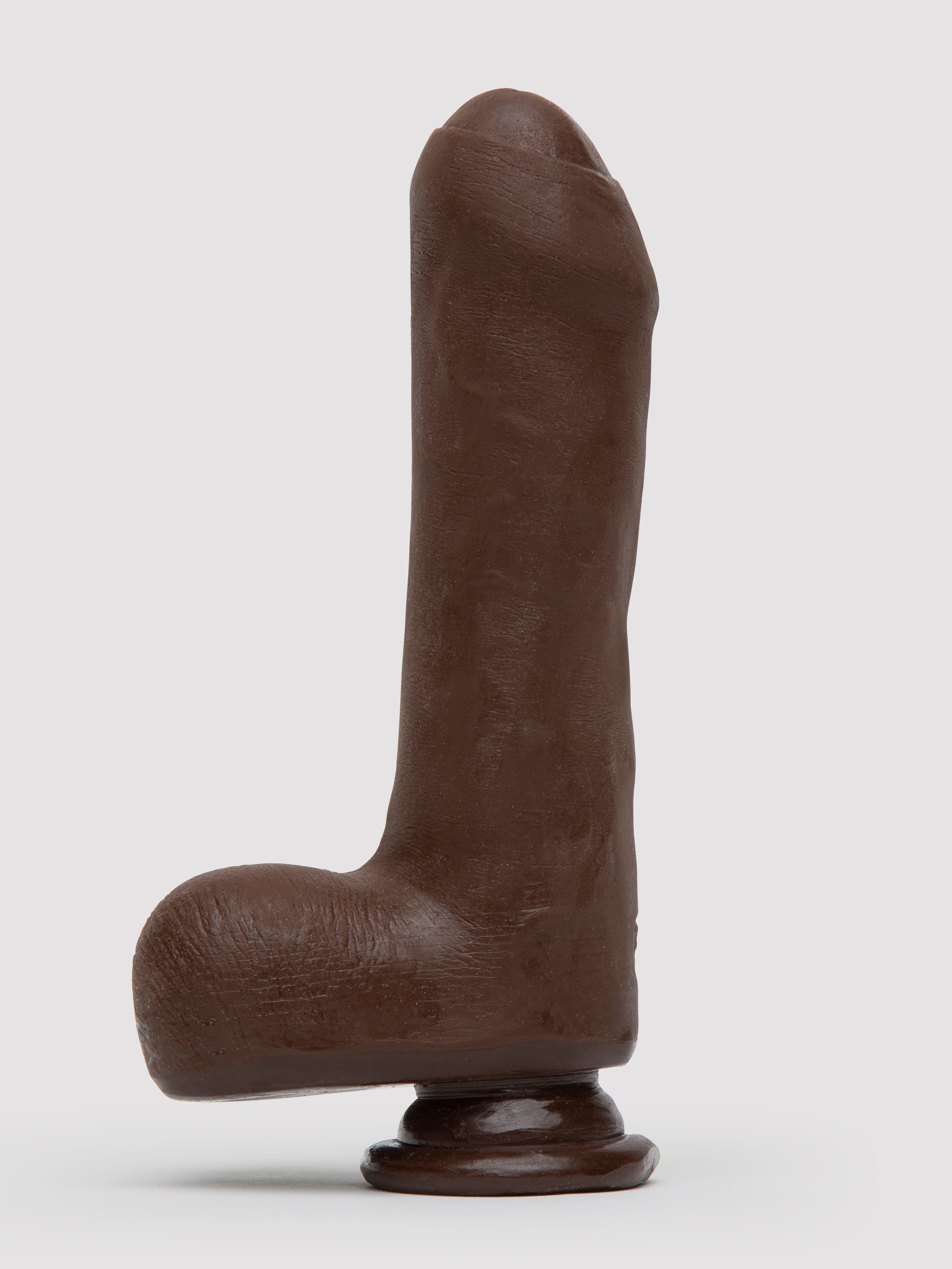Doc Johnson The D Uncut D Dual Density Realistic Dildo 6 Inch, Flesh Brown, hi-res