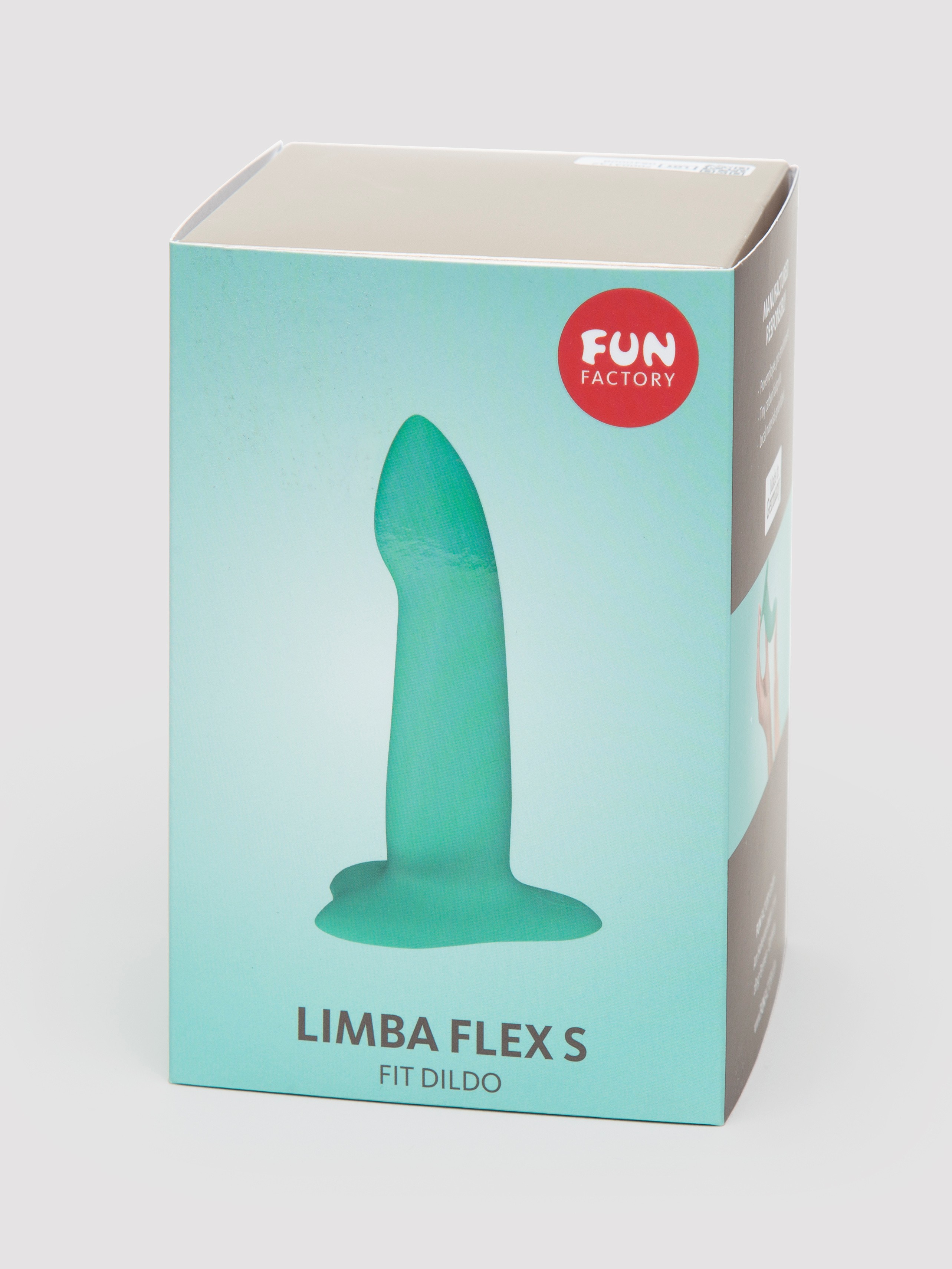 Fun Factory Limba Flex Posable Silicone Dildo 4.5 Inch, Green, hi-res
