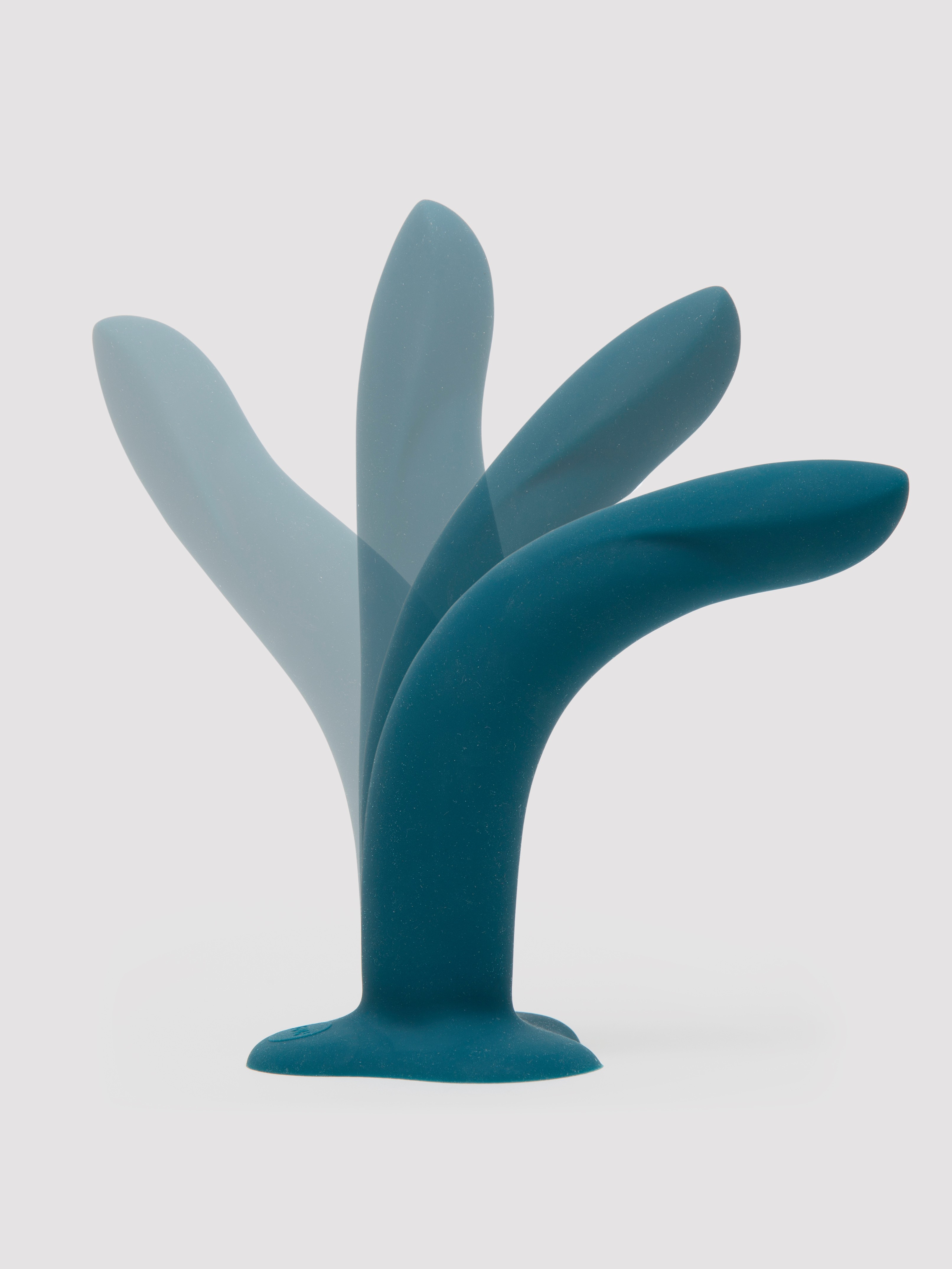 Fun Factory Limba Flex Posable Silicone Dildo 6.5 Inch, Blue, hi-res