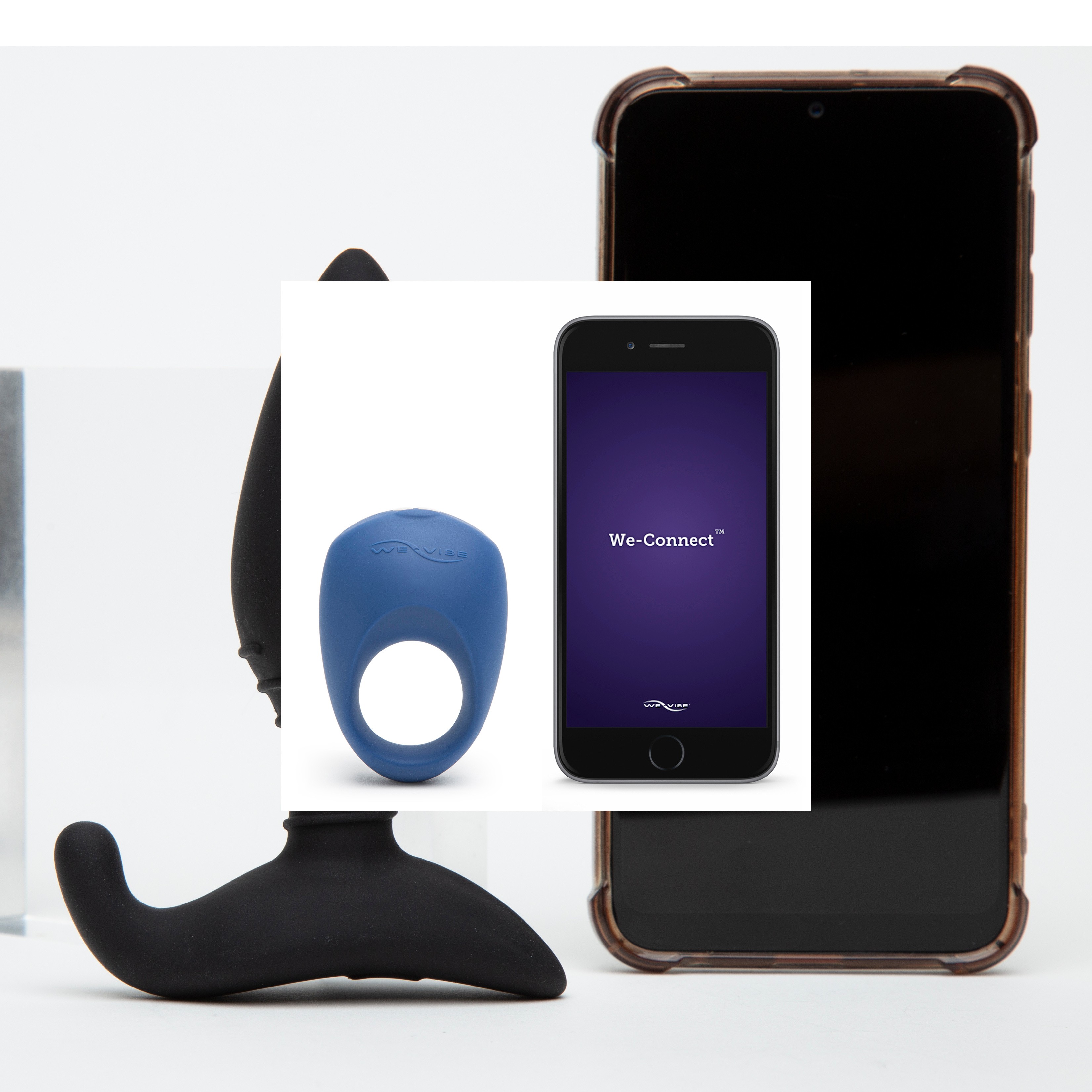 Lovense Hush App Controlled Rechargeable Vibrating Butt Plug 3.5 Inch, Black, hi-res